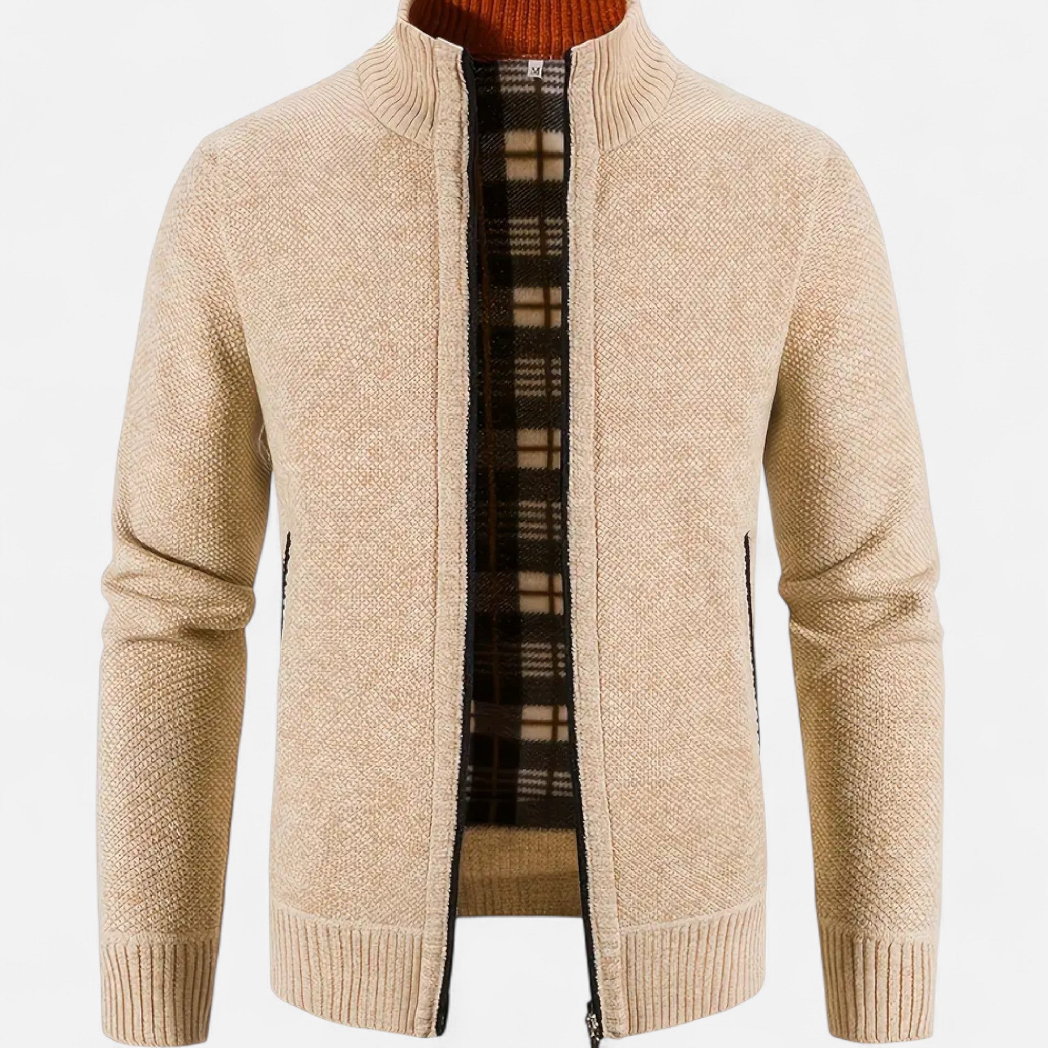 Anvoire | Men’s Heritage Zip-Up Sweater Jacket