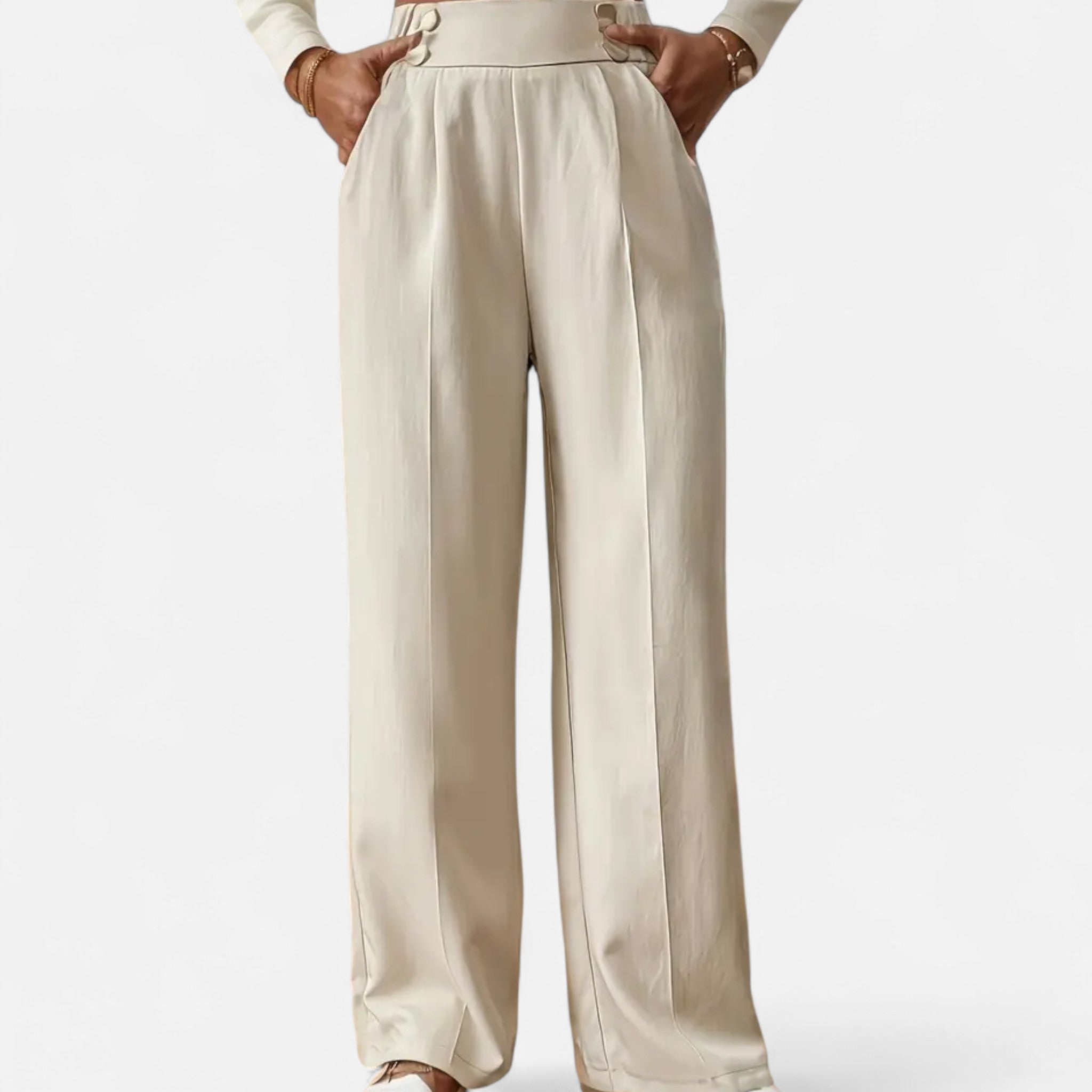 Anvoire | Women’s French Tailored Straight-Leg Trousers