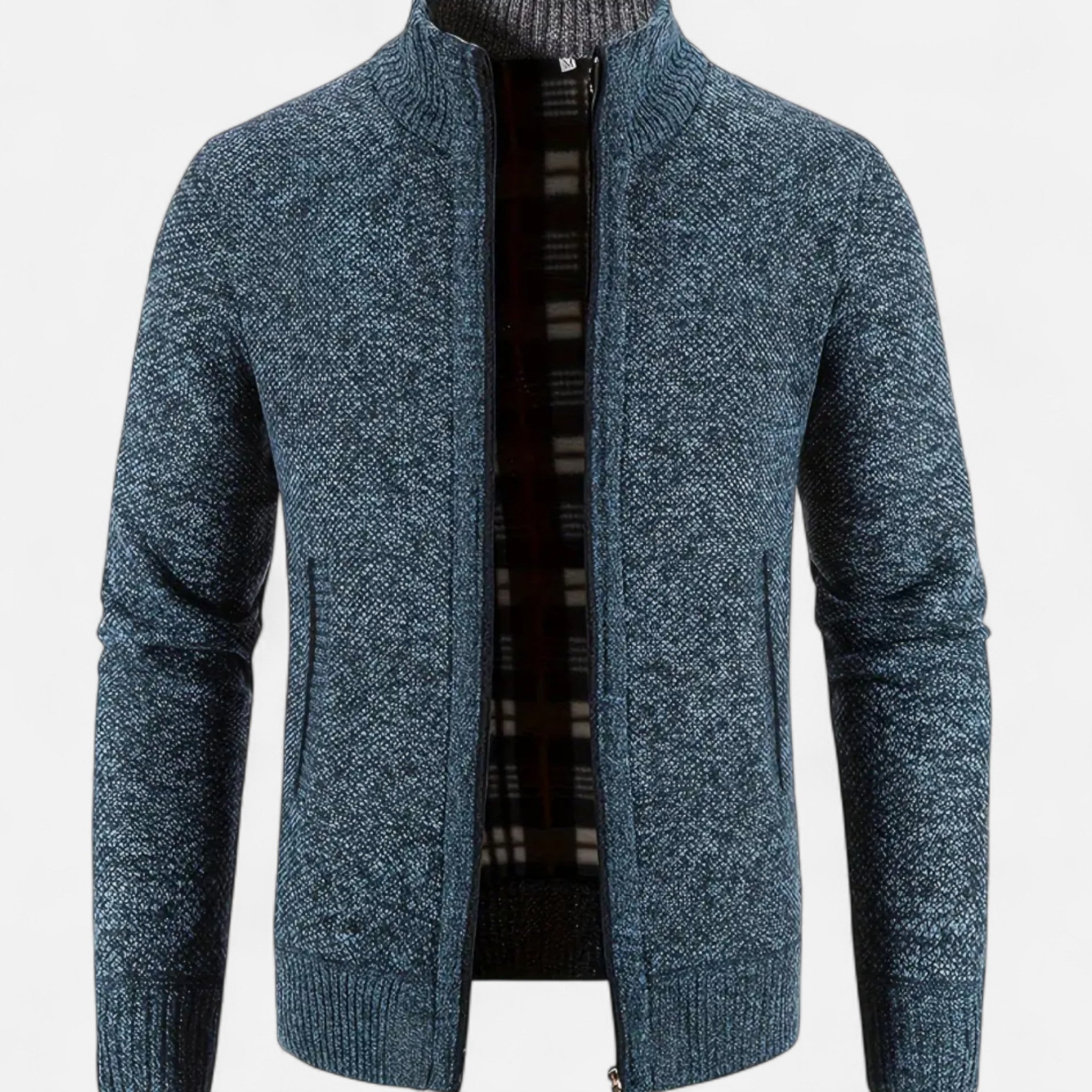 Anvoire | Men’s Heritage Zip-Up Sweater Jacket
