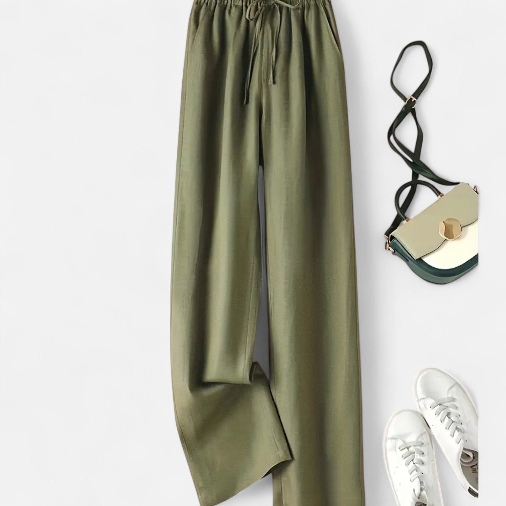 Anvoire | Women’s Heritage Viscose Wide-Leg Trousers