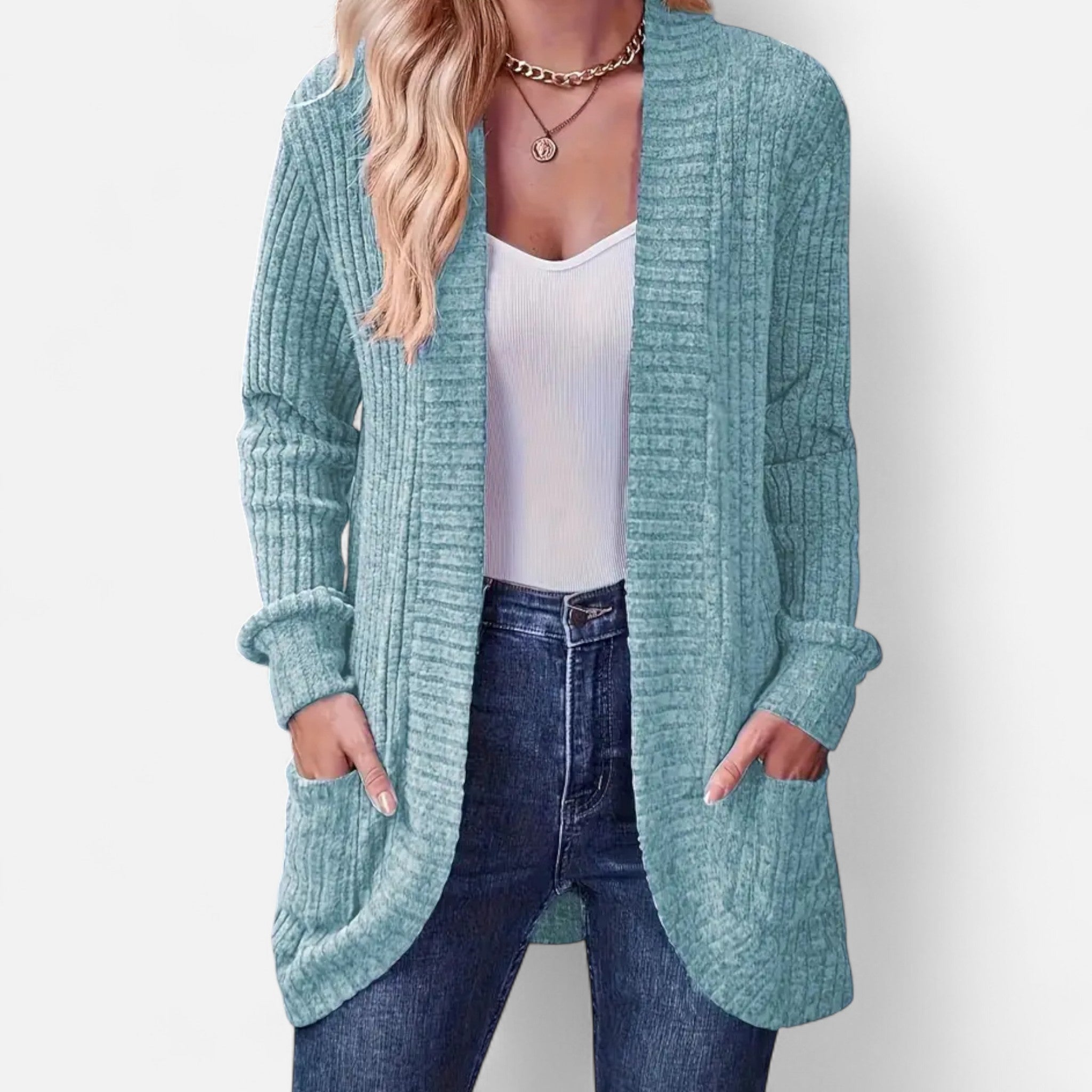 Anvoire | Women’s Classic Solid Knit Long Sleeve