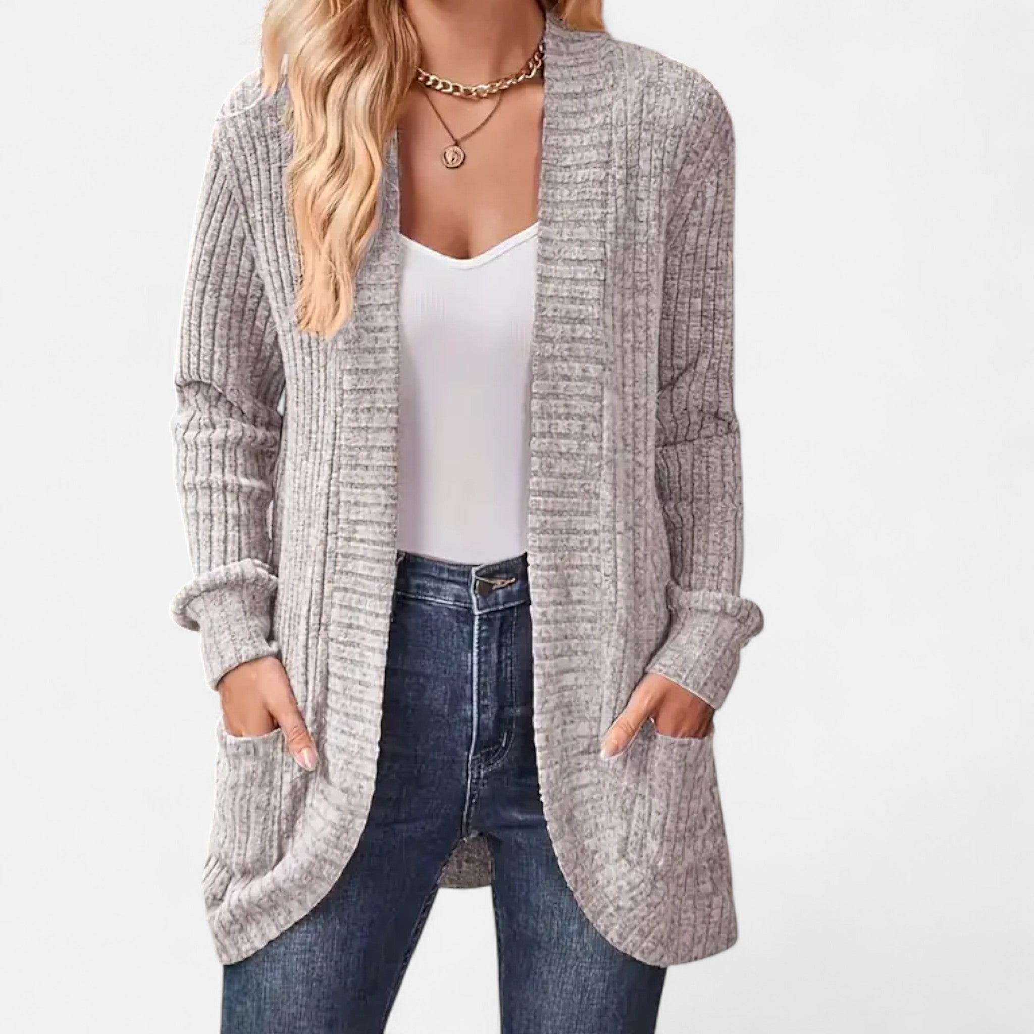 Anvoire | Women’s Classic Solid Knit Long Sleeve