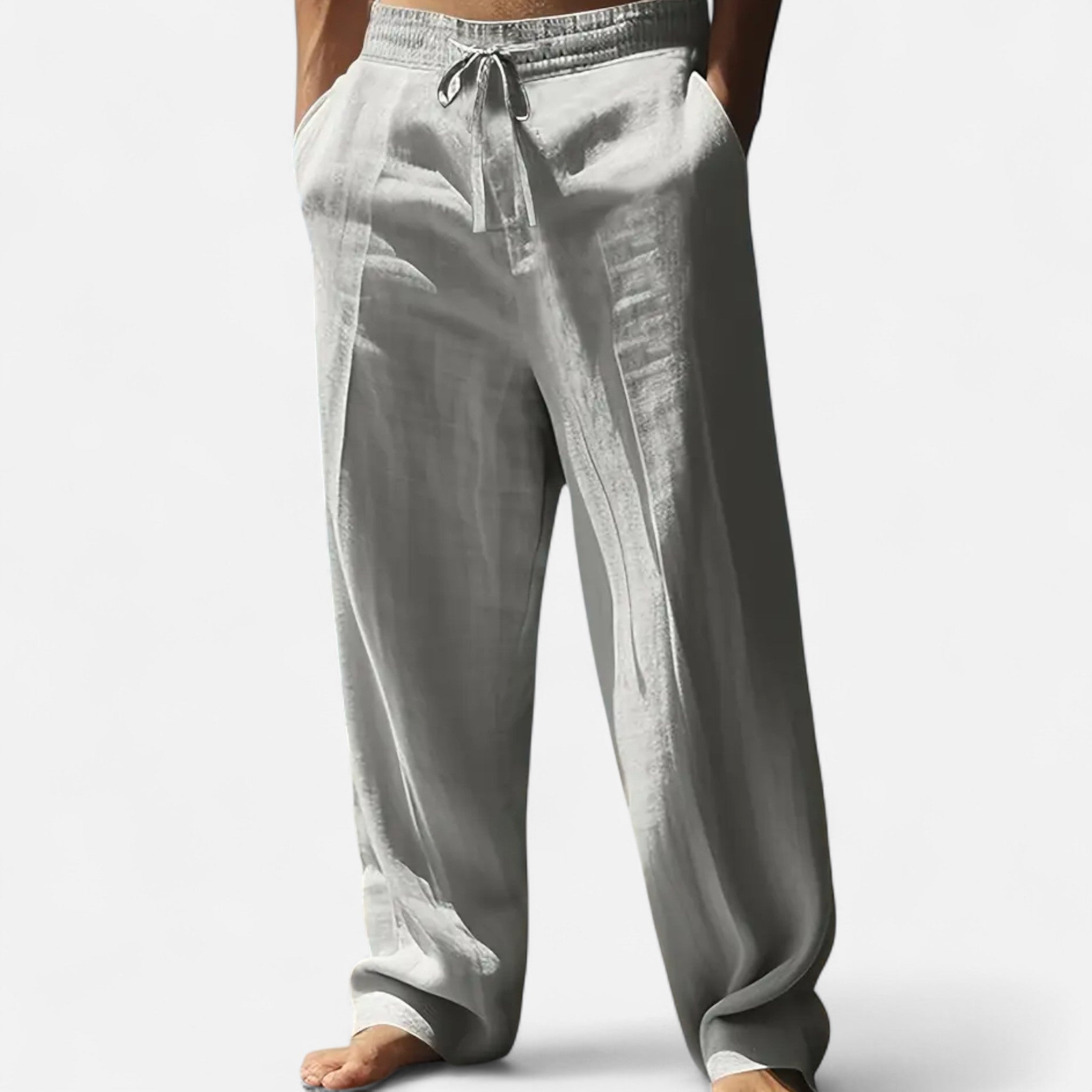 Anvoire | Men’s Casual Linen Trousers