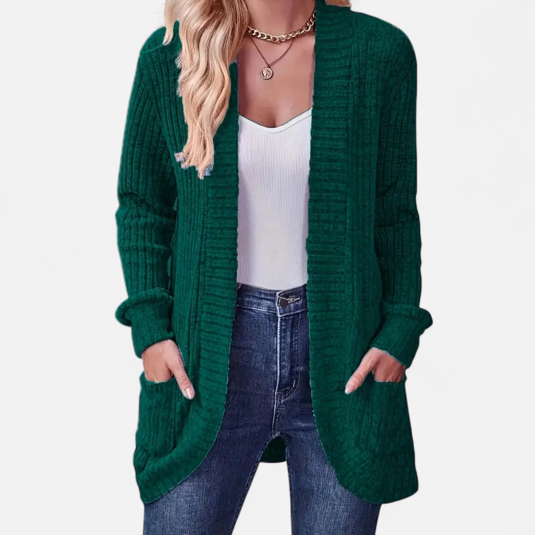 Anvoire | Women’s Classic Solid Knit Long Sleeve