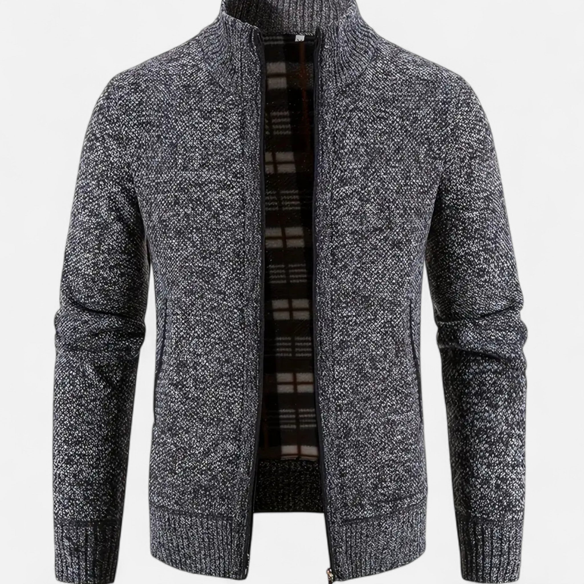 Anvoire | Men’s Heritage Zip-Up Sweater Jacket