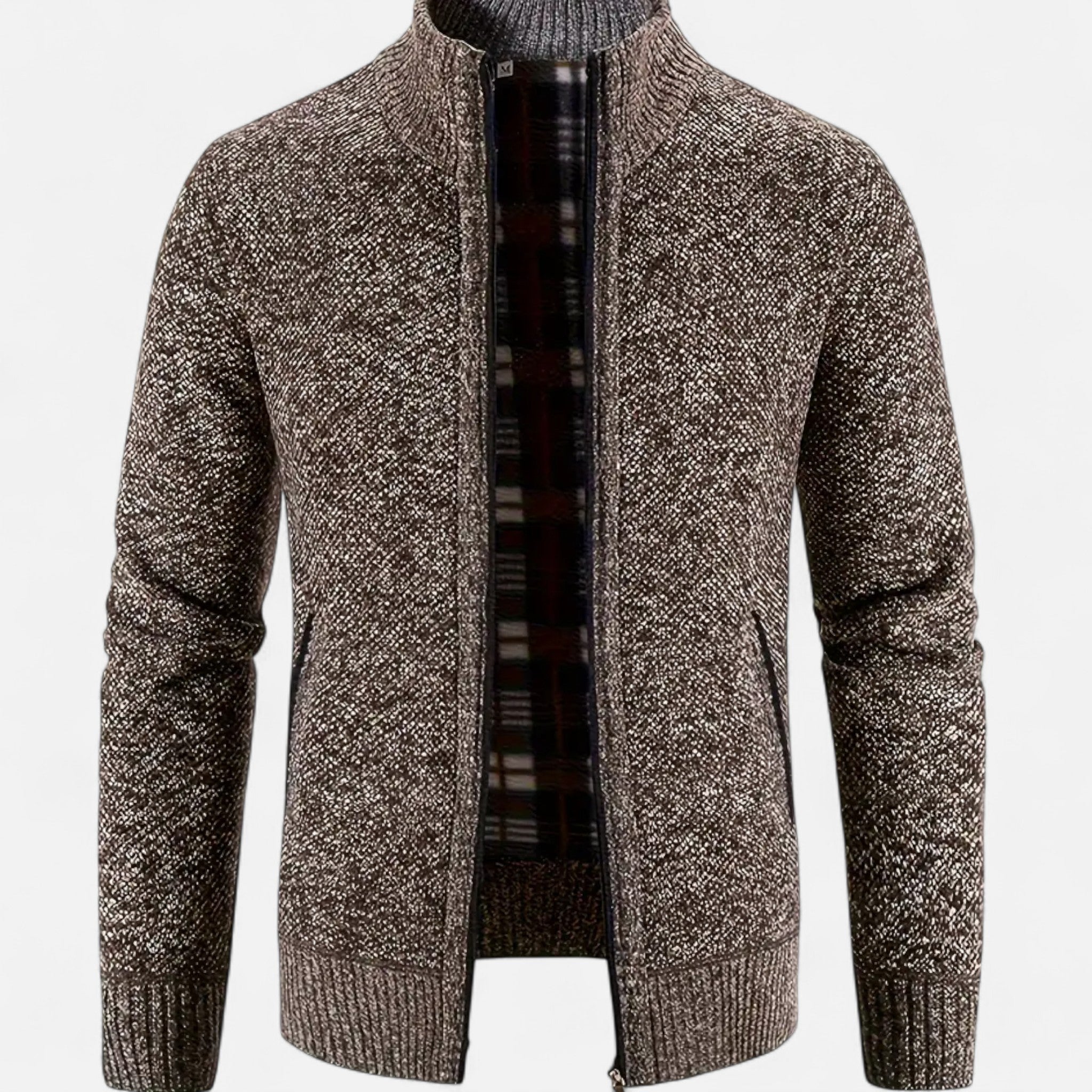 Anvoire | Men’s Heritage Zip-Up Sweater Jacket