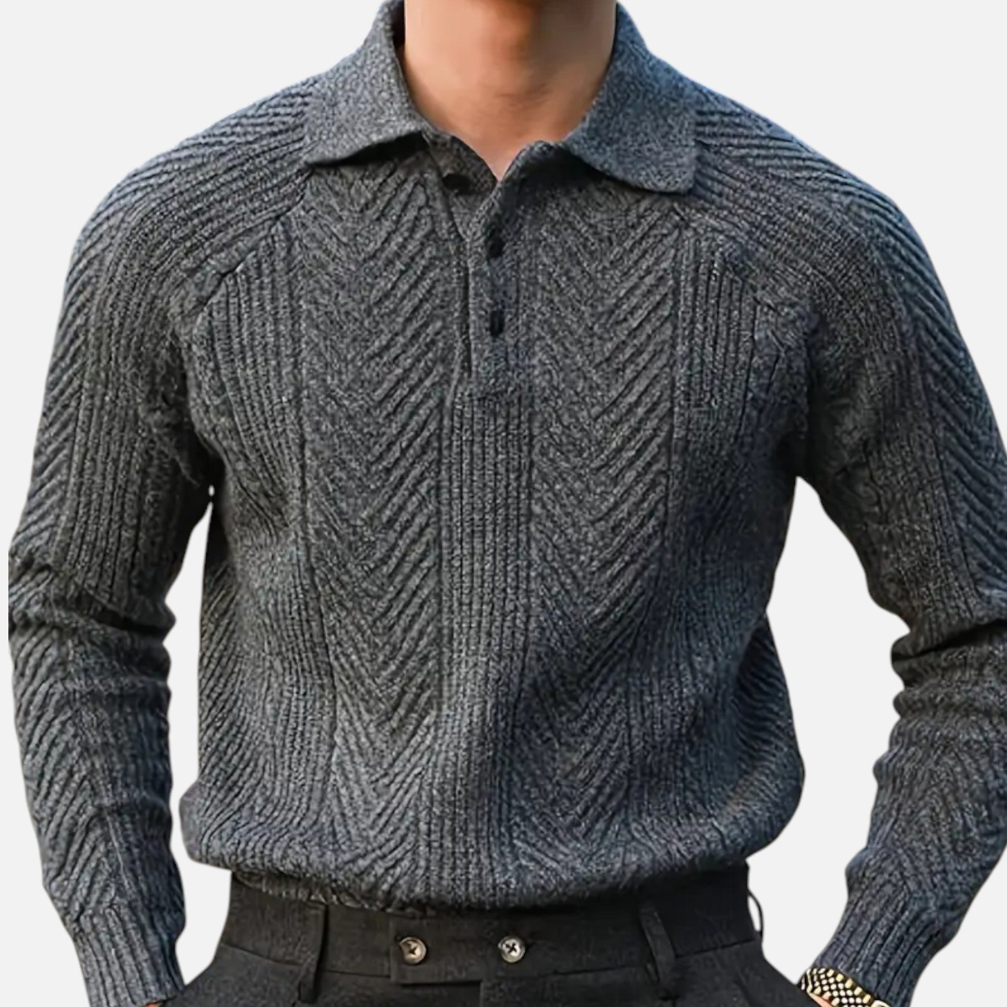 Anvoire | Men’s Heritage Retro Knit Sweater