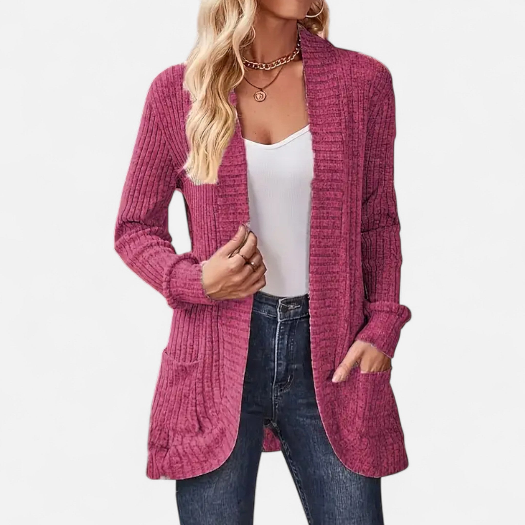 Anvoire | Women’s Classic Solid Knit Long Sleeve