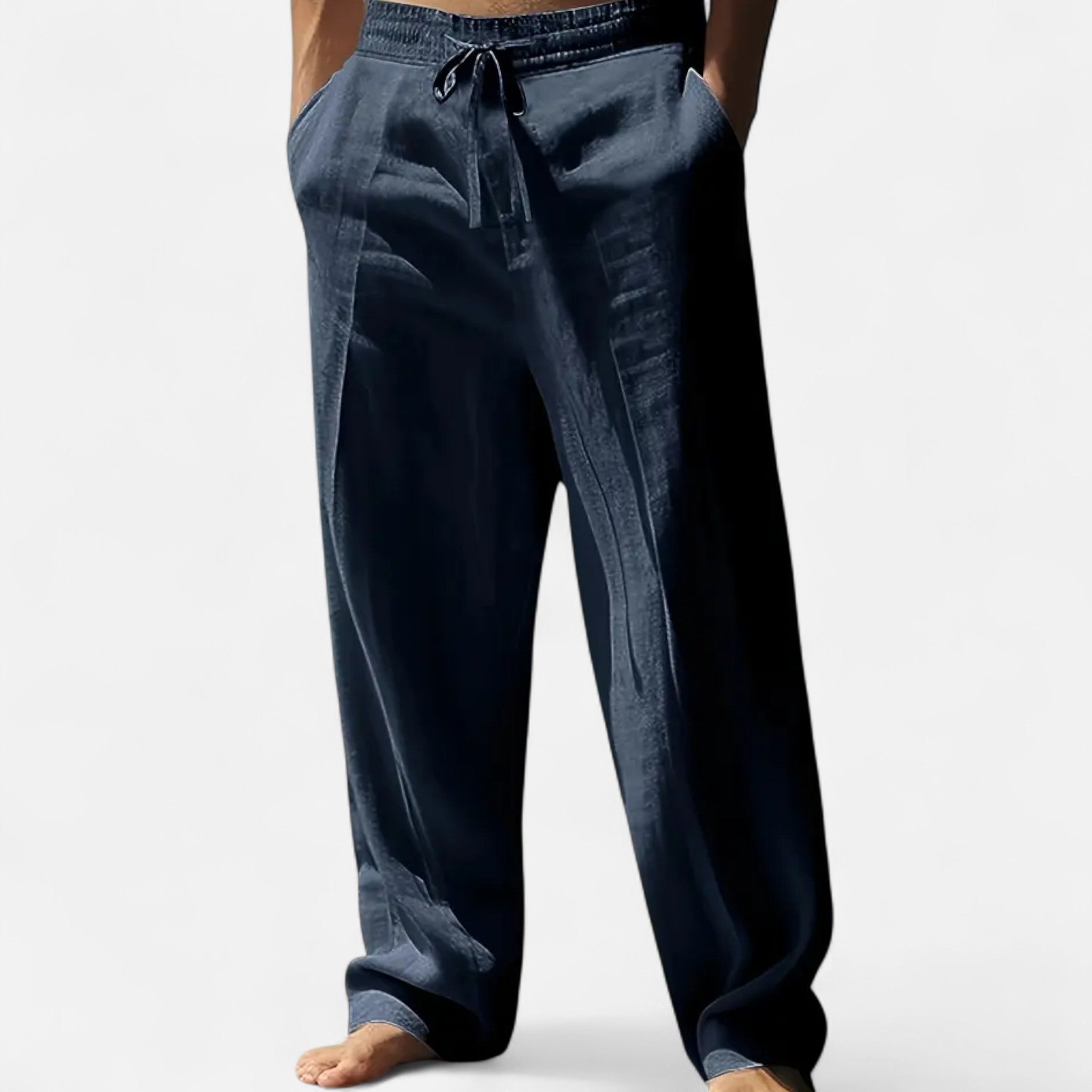 Anvoire | Men’s Casual Linen Trousers