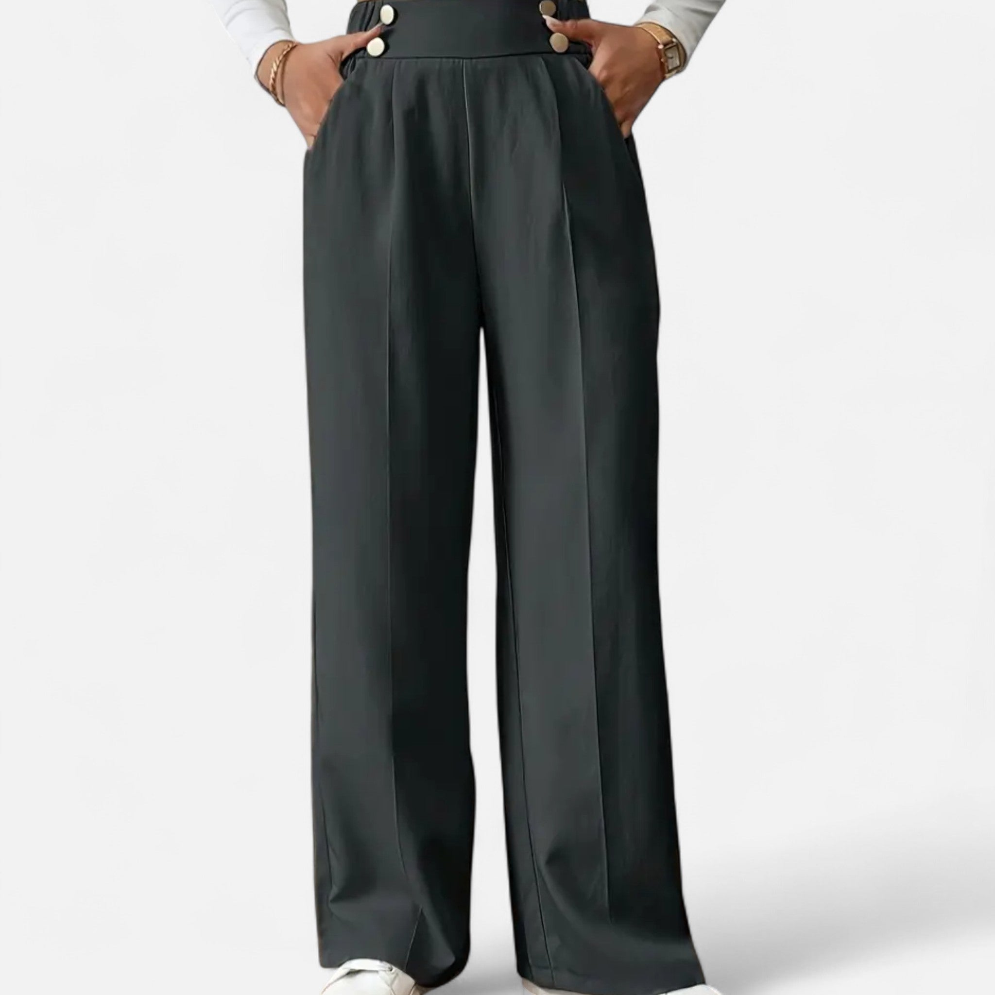 Anvoire | Women’s French Tailored Straight-Leg Trousers