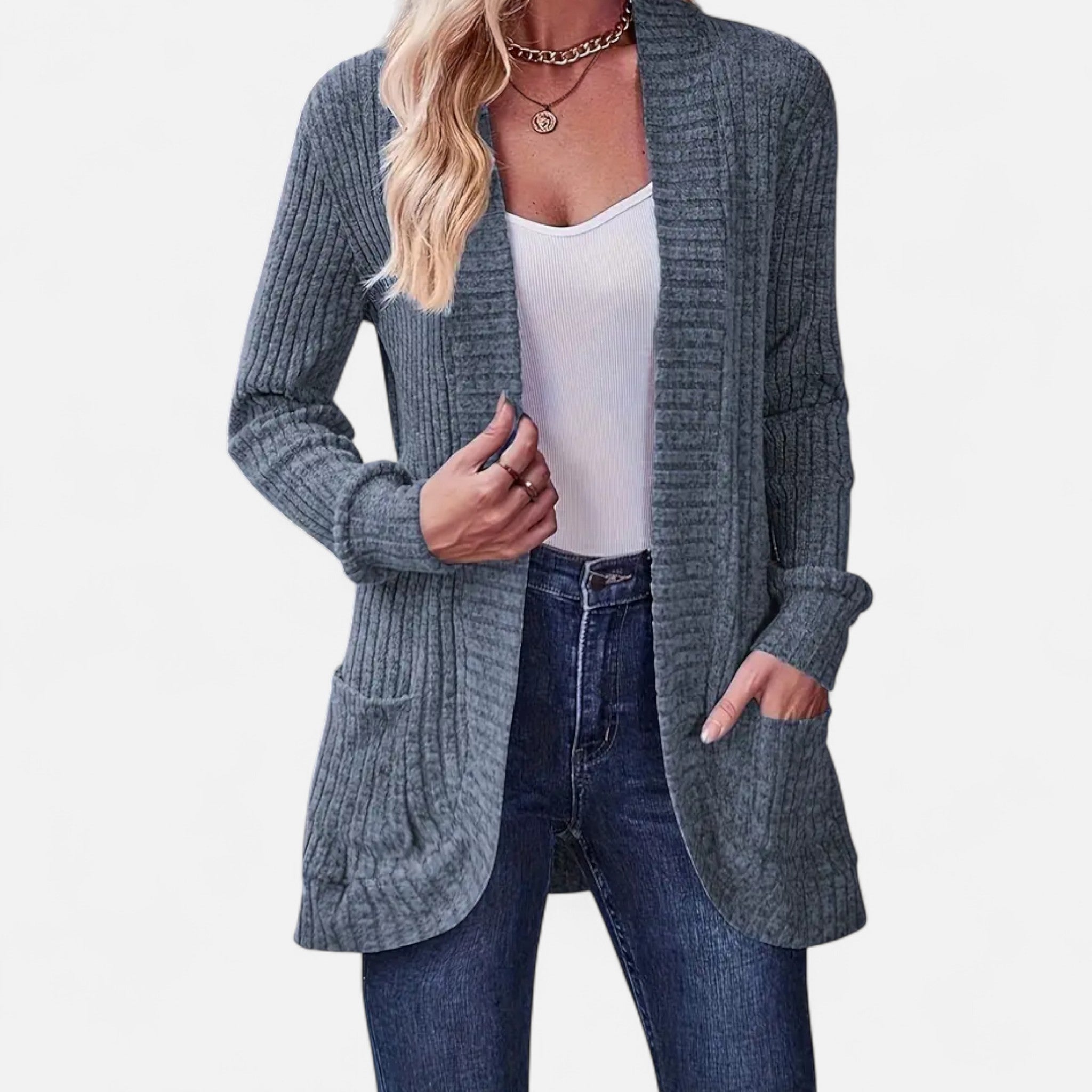 Anvoire | Women’s Classic Solid Knit Long Sleeve