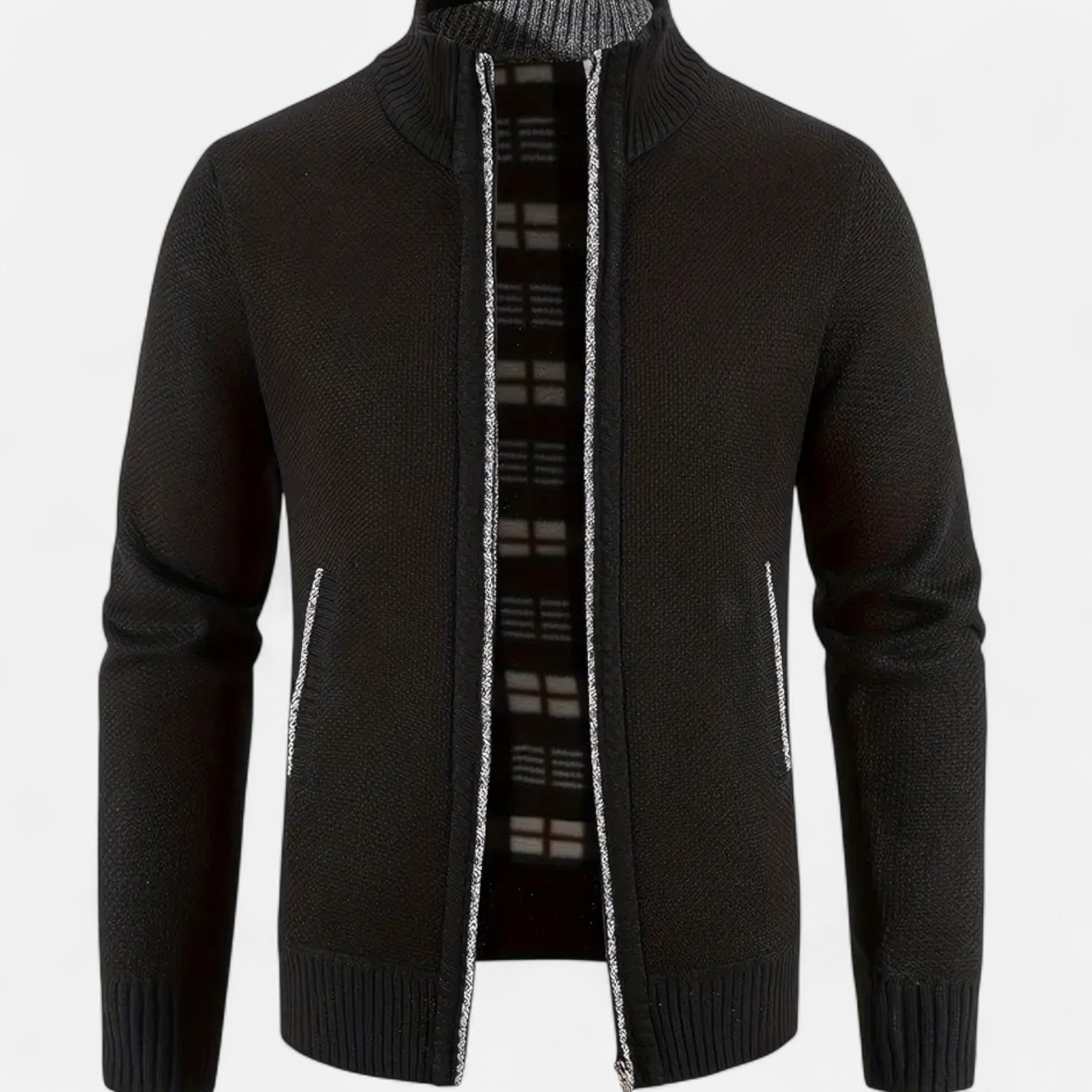 Anvoire | Men’s Heritage Zip-Up Sweater Jacket