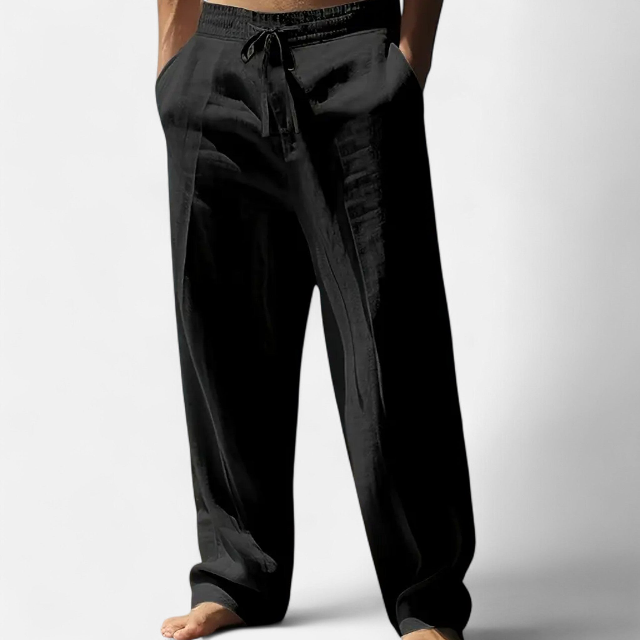 Anvoire | Men’s Casual Linen Trousers
