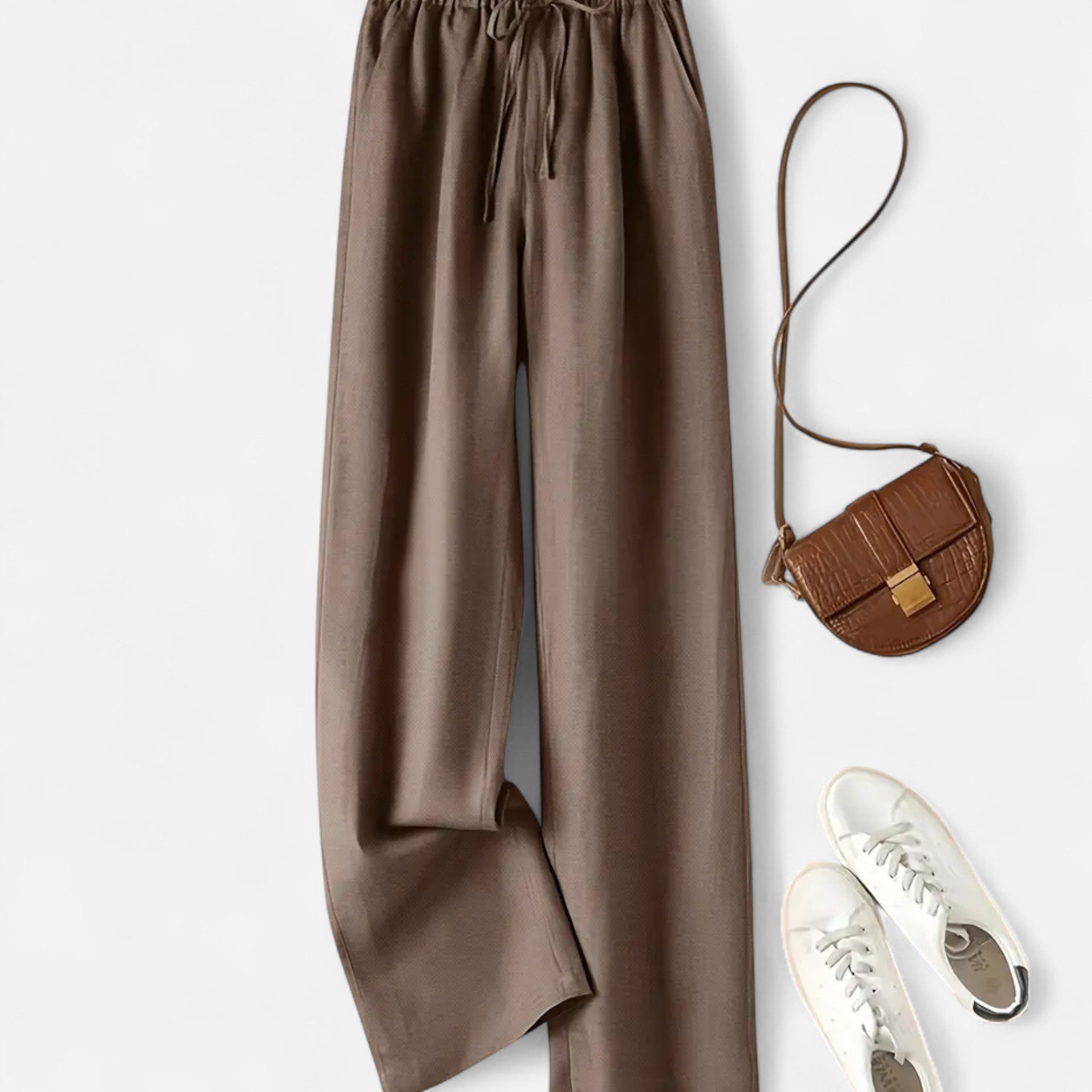 Anvoire | Women’s Heritage Viscose Wide-Leg Trousers