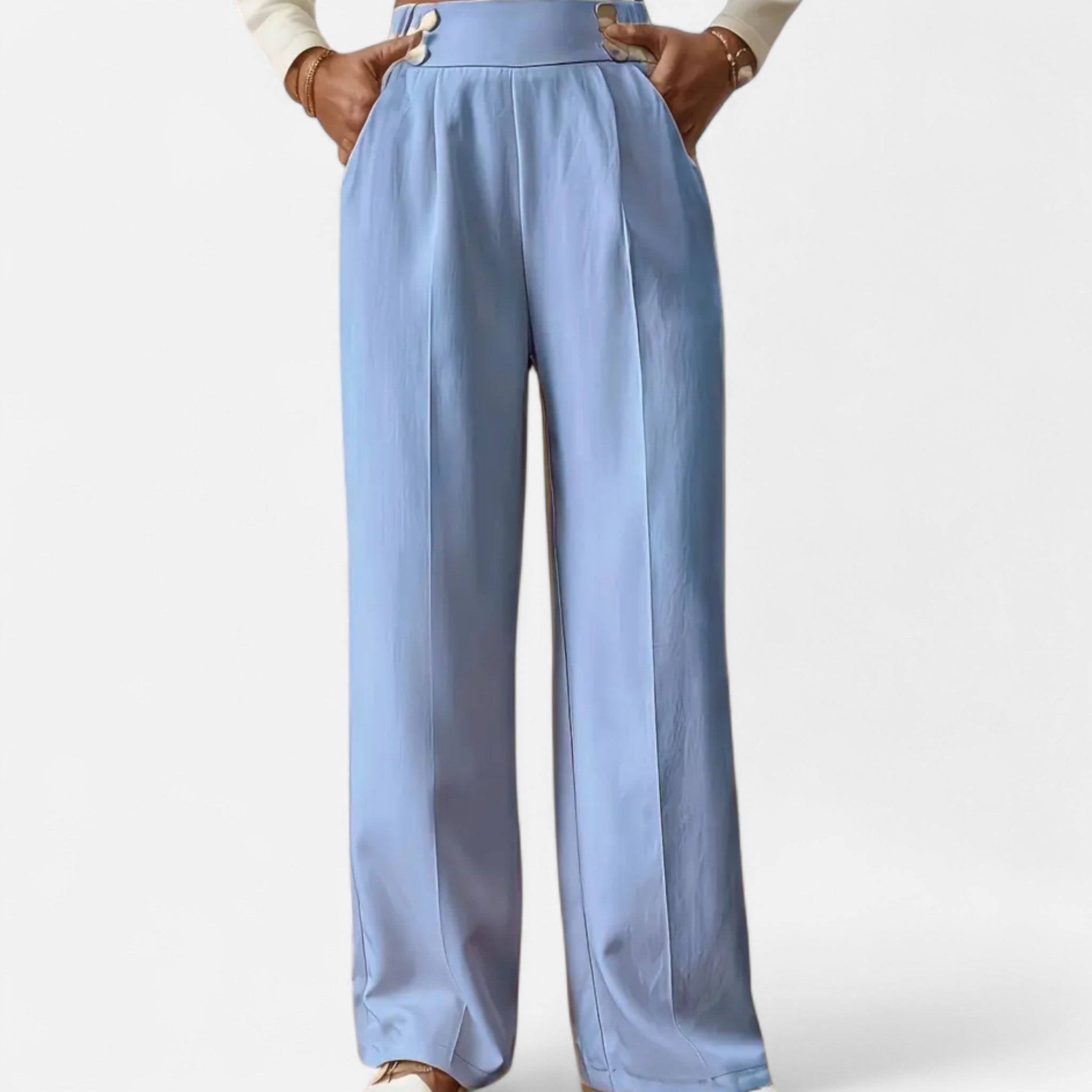 Anvoire | Women’s French Tailored Straight-Leg Trousers