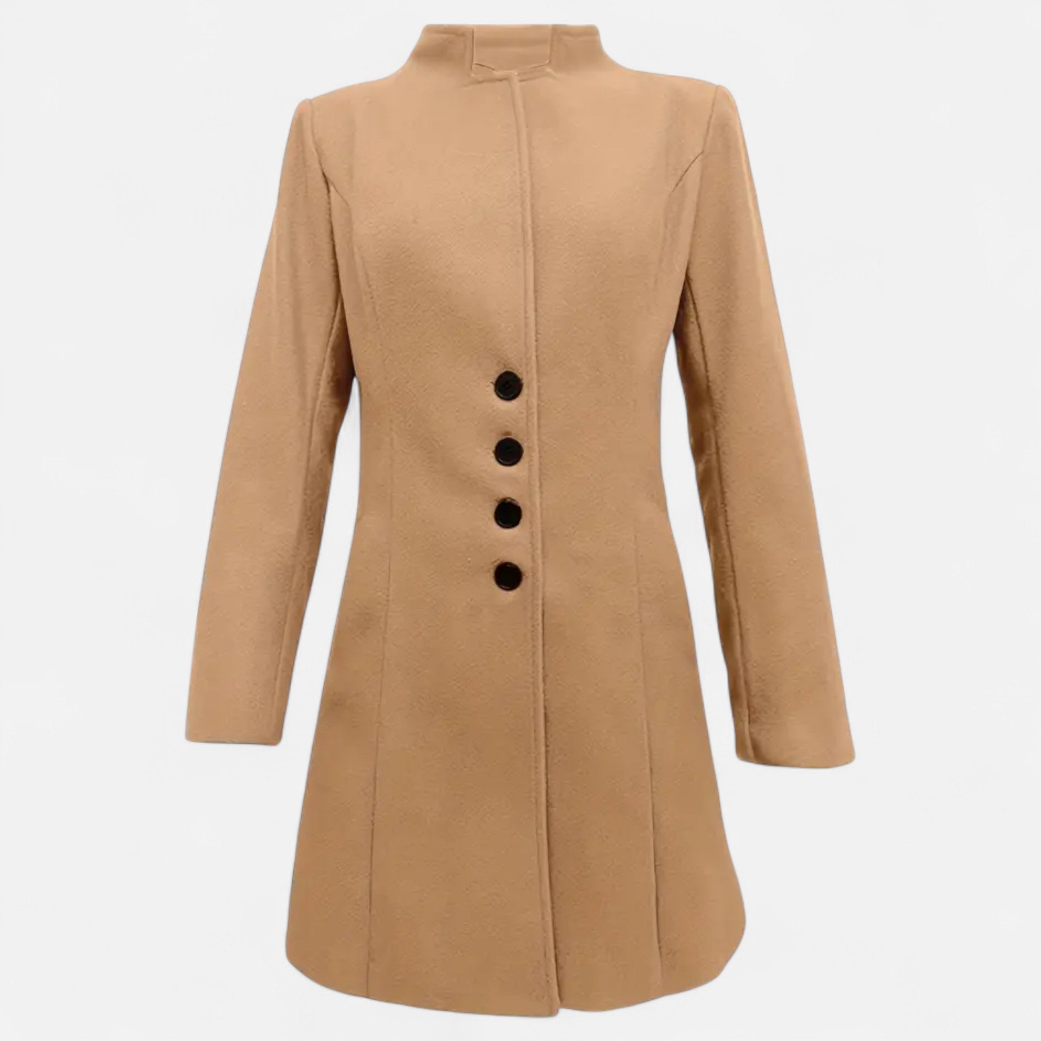 Anvoire | Women’s Heritage Fleece-Blend Green Coat