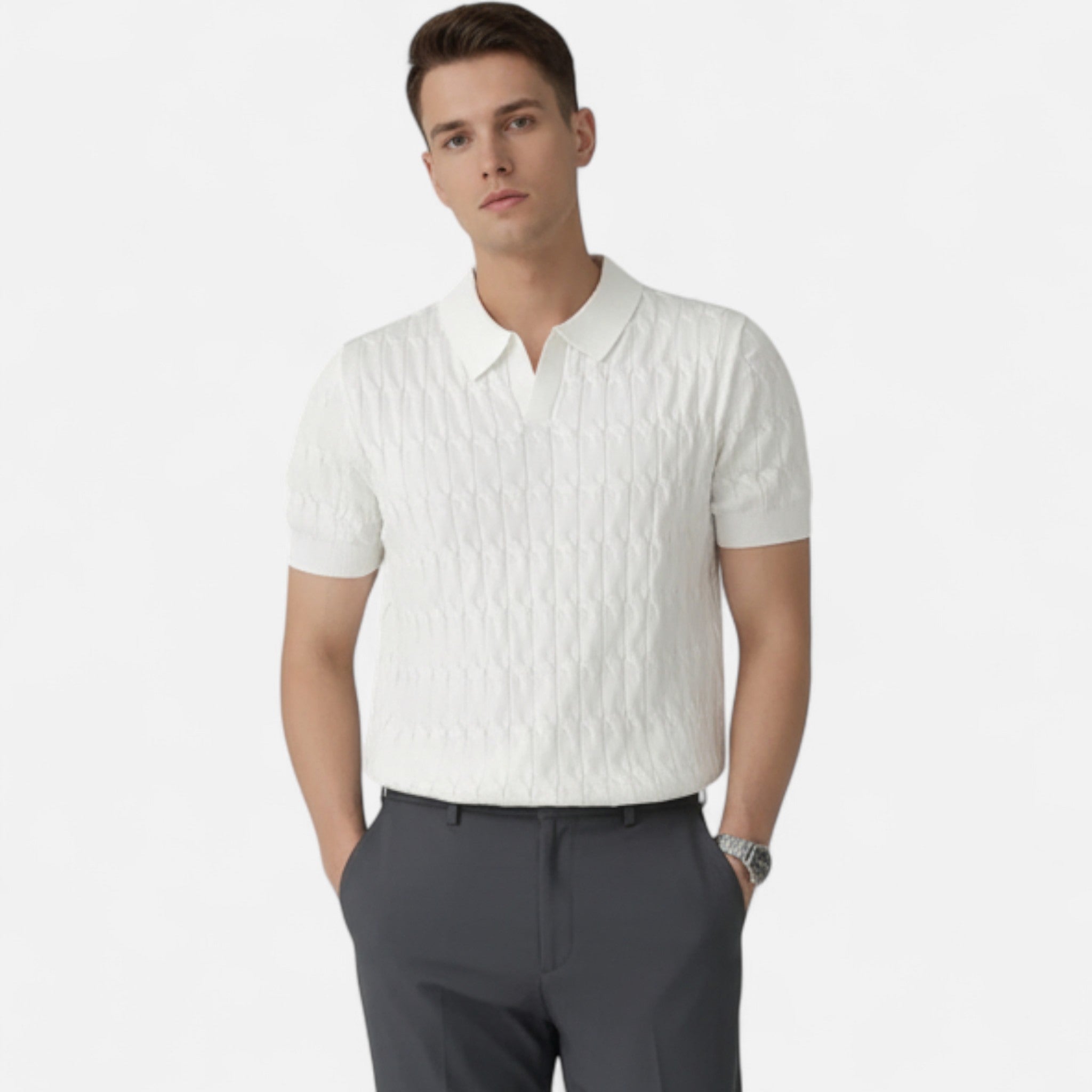 Anvoire | Men’s Heritage Short Sleeve Knit Top
