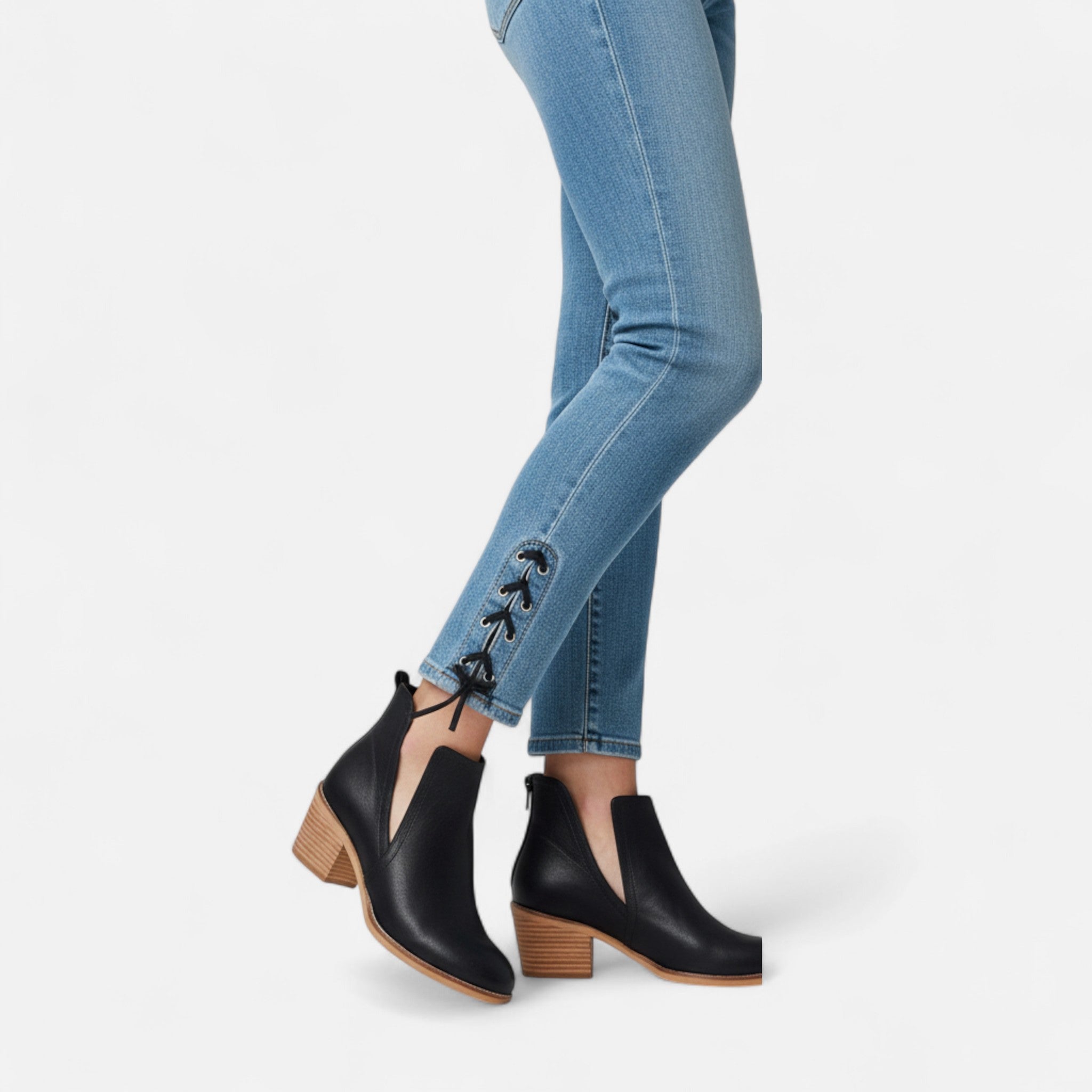 Anvoire | Women’s Ankle Boots – Retro Solid Elegance