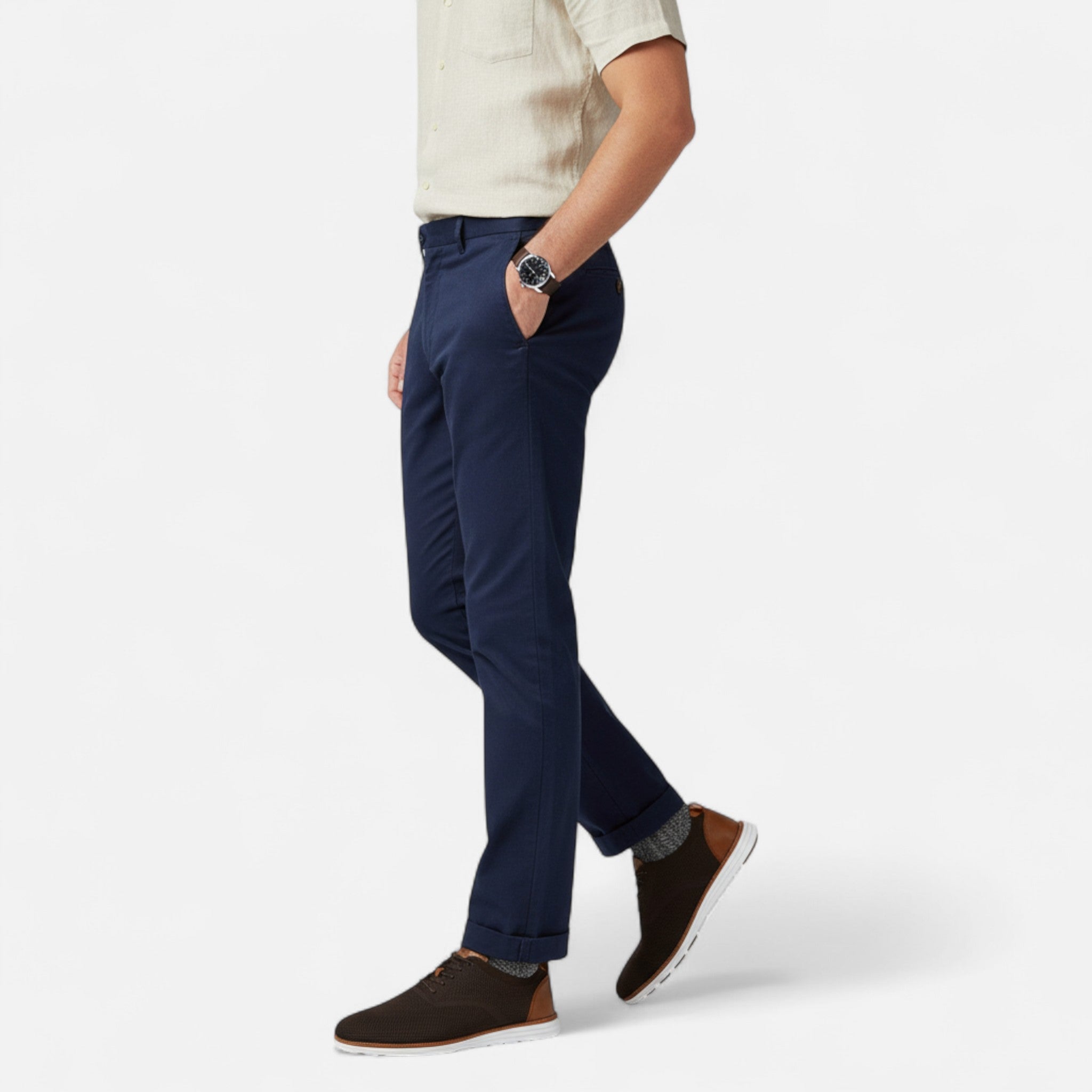 Anvoire | Men’s Leather Dress Sneakers