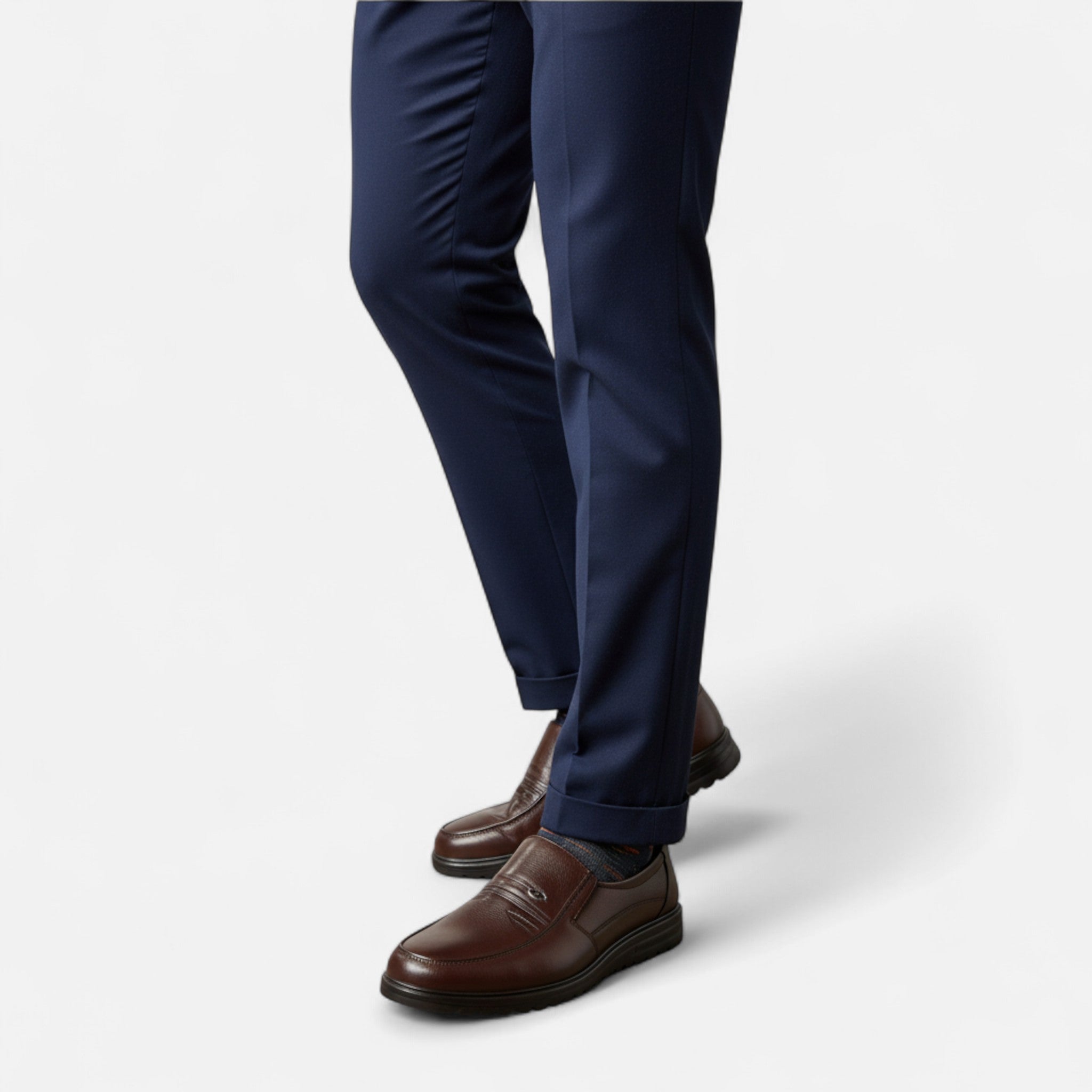 Anvoire | Men’s Leather Slip-On Loafers