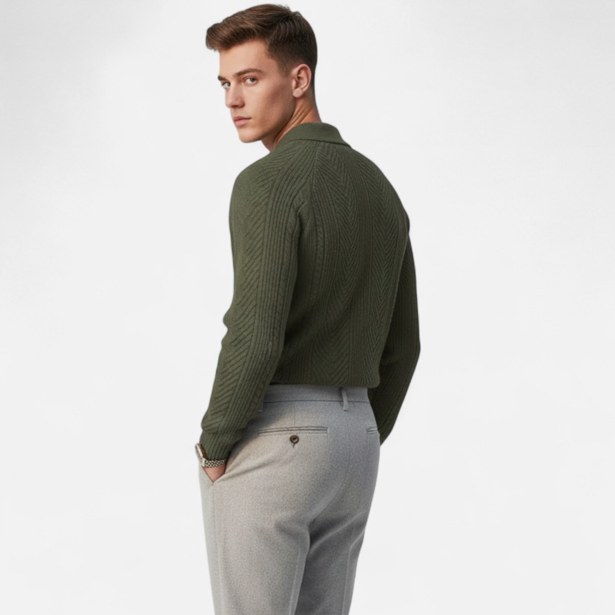 Anvoire | Men’s Heritage Retro Knit Sweater