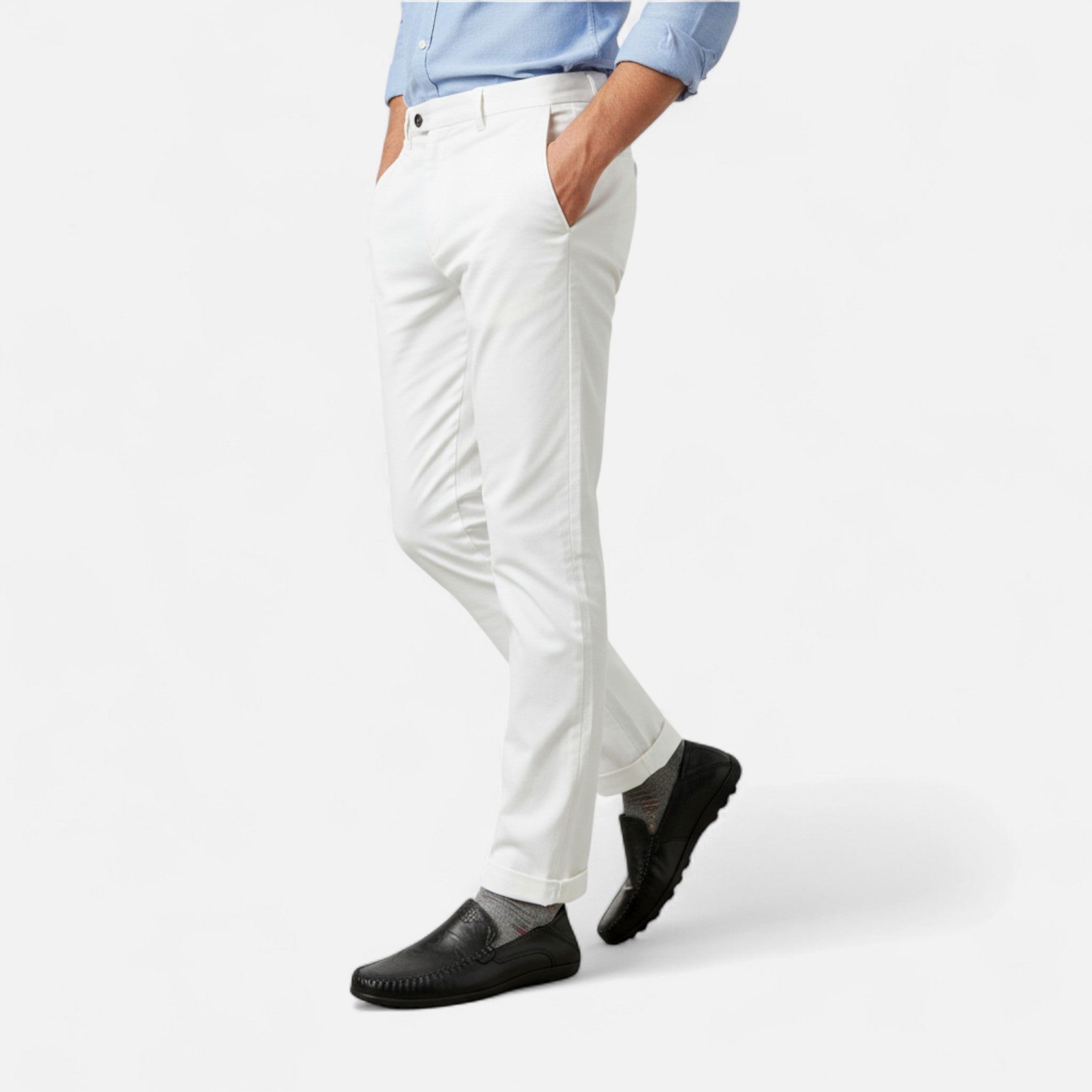 Anvoire | Men’s Leather Business Slip-On Shoes