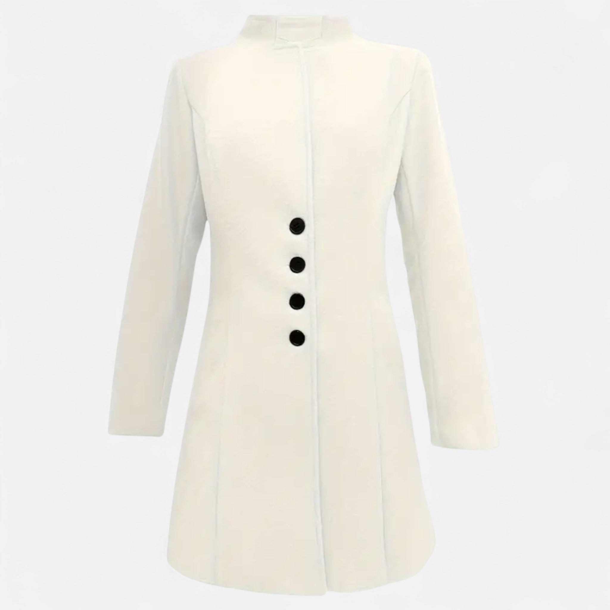 Anvoire | Women’s Heritage Fleece-Blend Green Coat