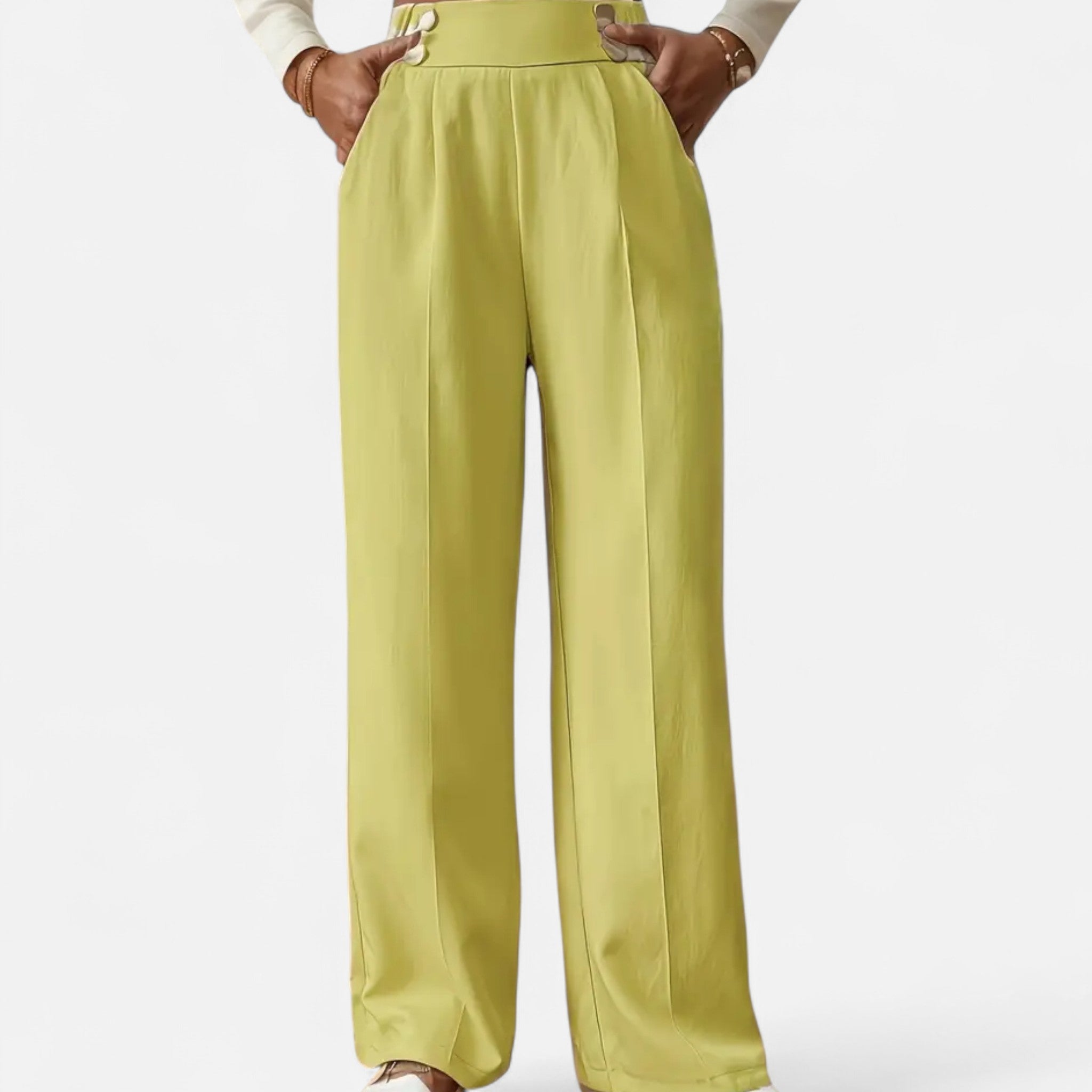 Anvoire | Women’s French Tailored Straight-Leg Trousers