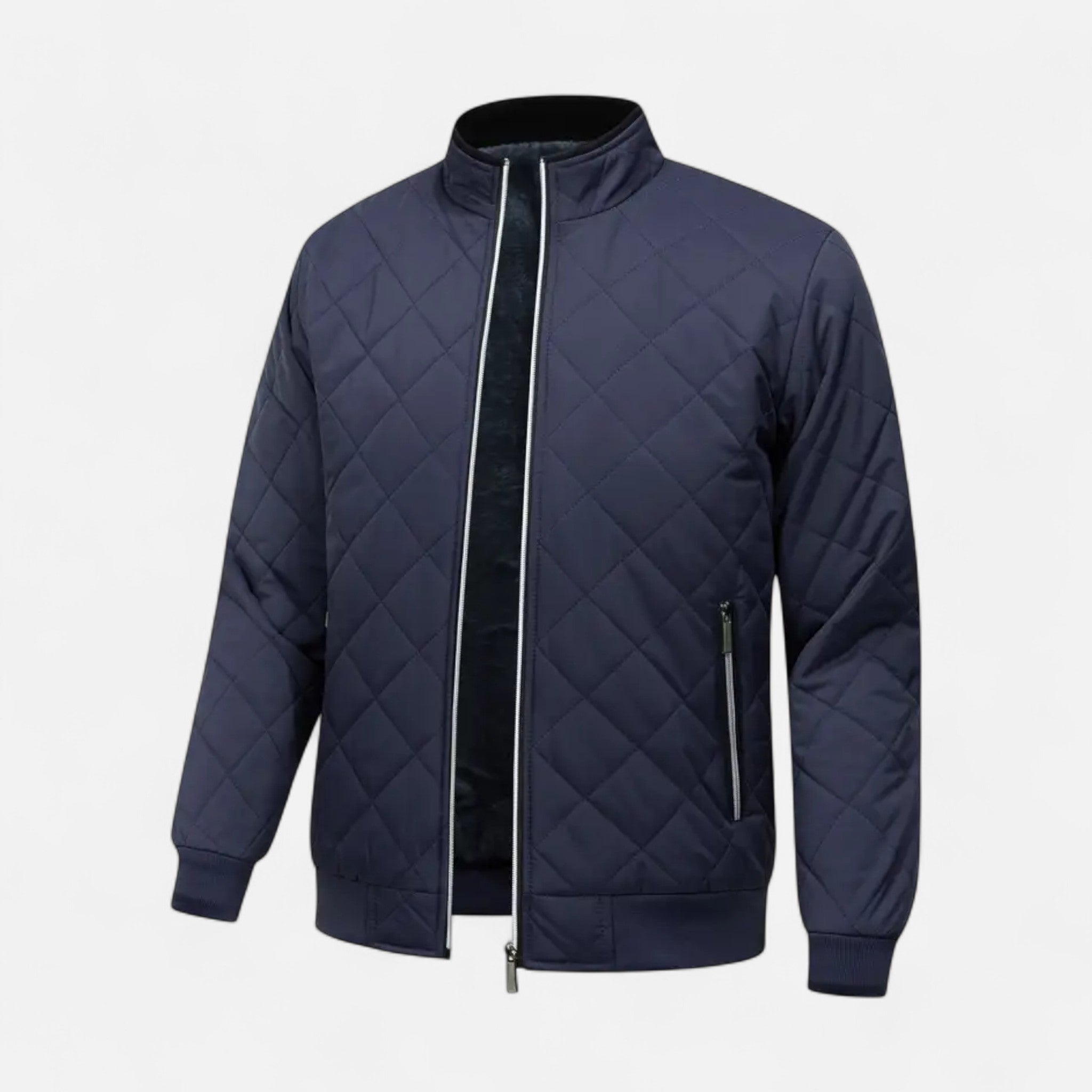 Anvoire | Men’s Quilted Fleece-Lined Winter Jacket