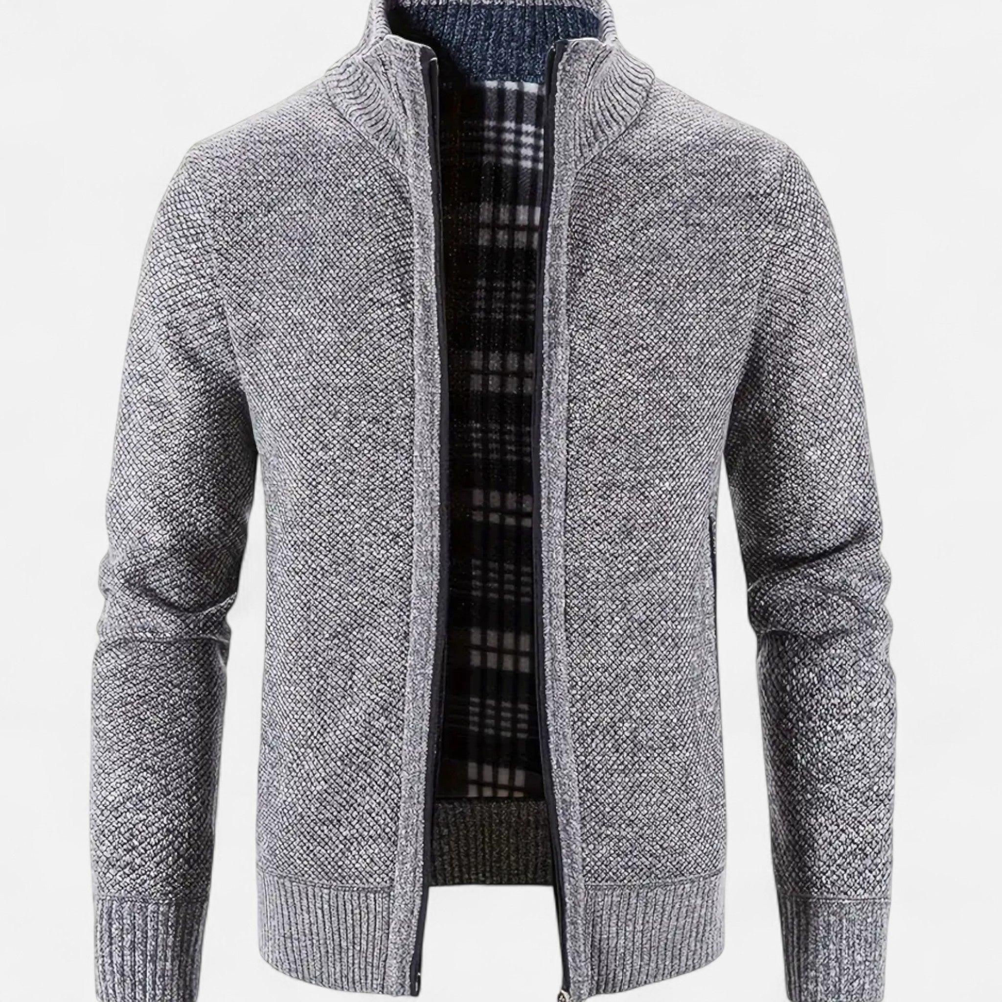 Anvoire | Men’s Heritage Zip-Up Sweater Jacket