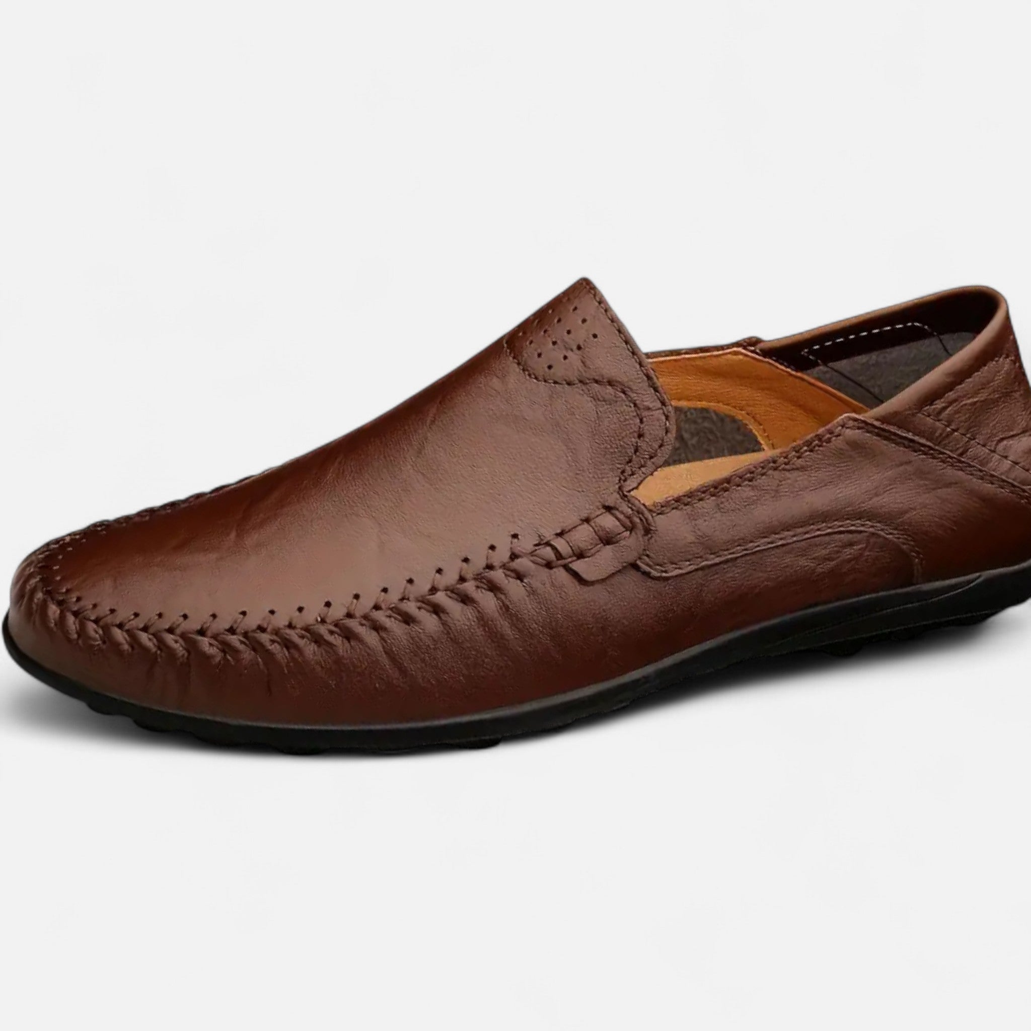 Anvoire | Men’s Leather Business Slip-On Shoes