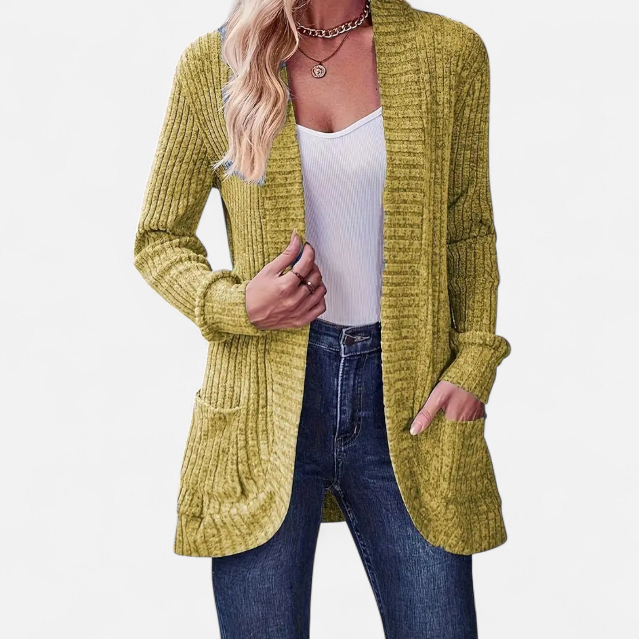 Anvoire | Women’s Classic Solid Knit Long Sleeve