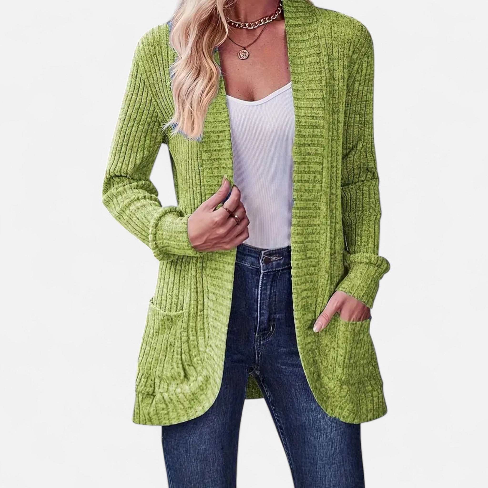 Anvoire | Women’s Classic Solid Knit Long Sleeve