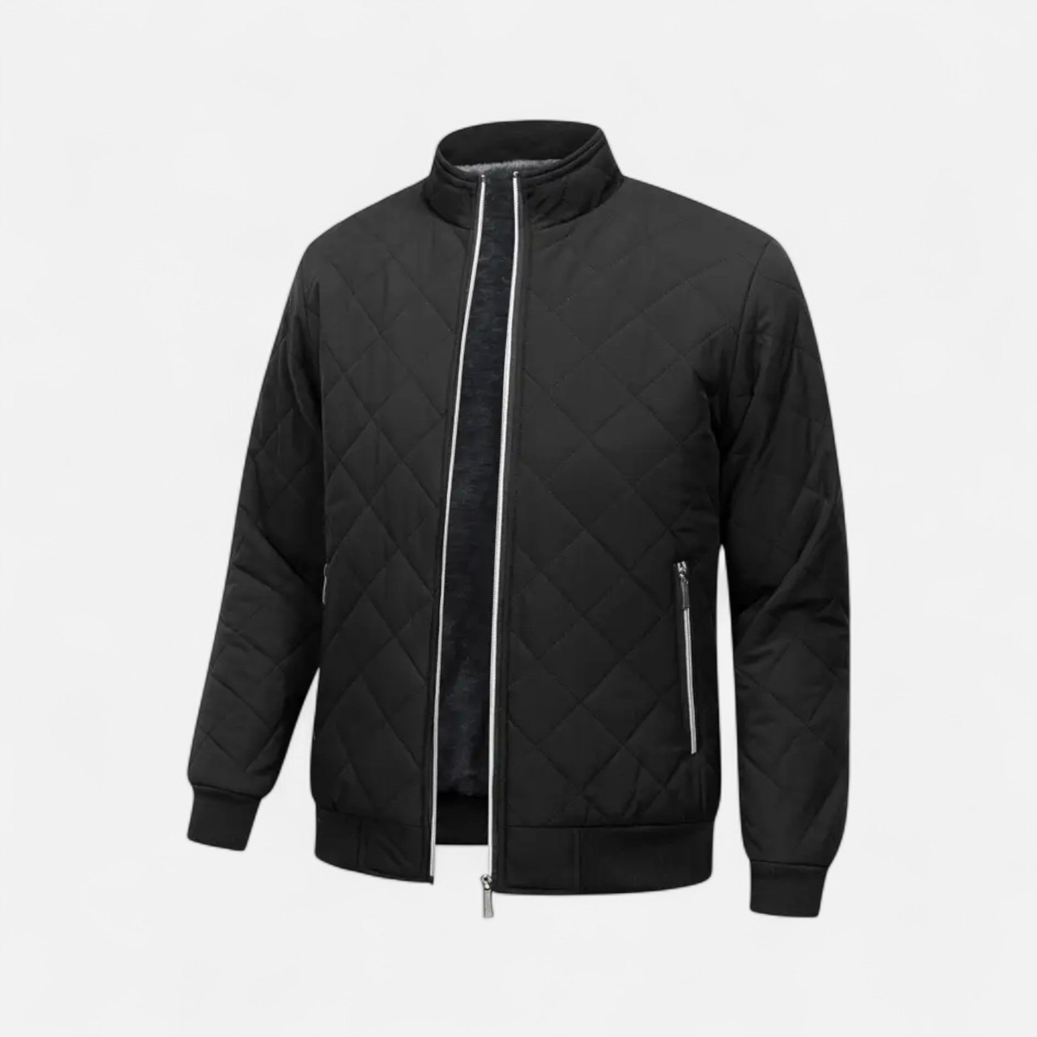 Anvoire | Men’s Quilted Fleece-Lined Winter Jacket