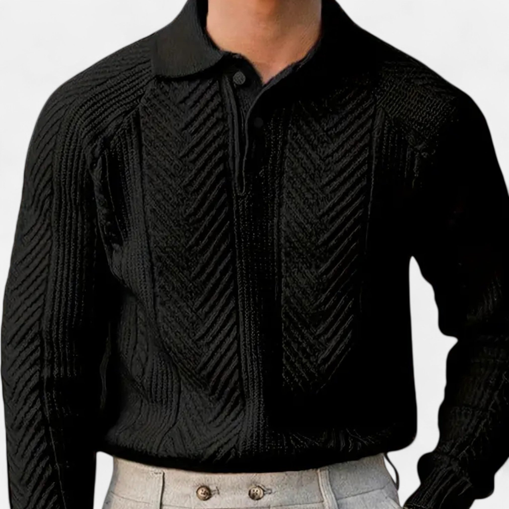 Anvoire | Men’s Heritage Retro Knit Sweater