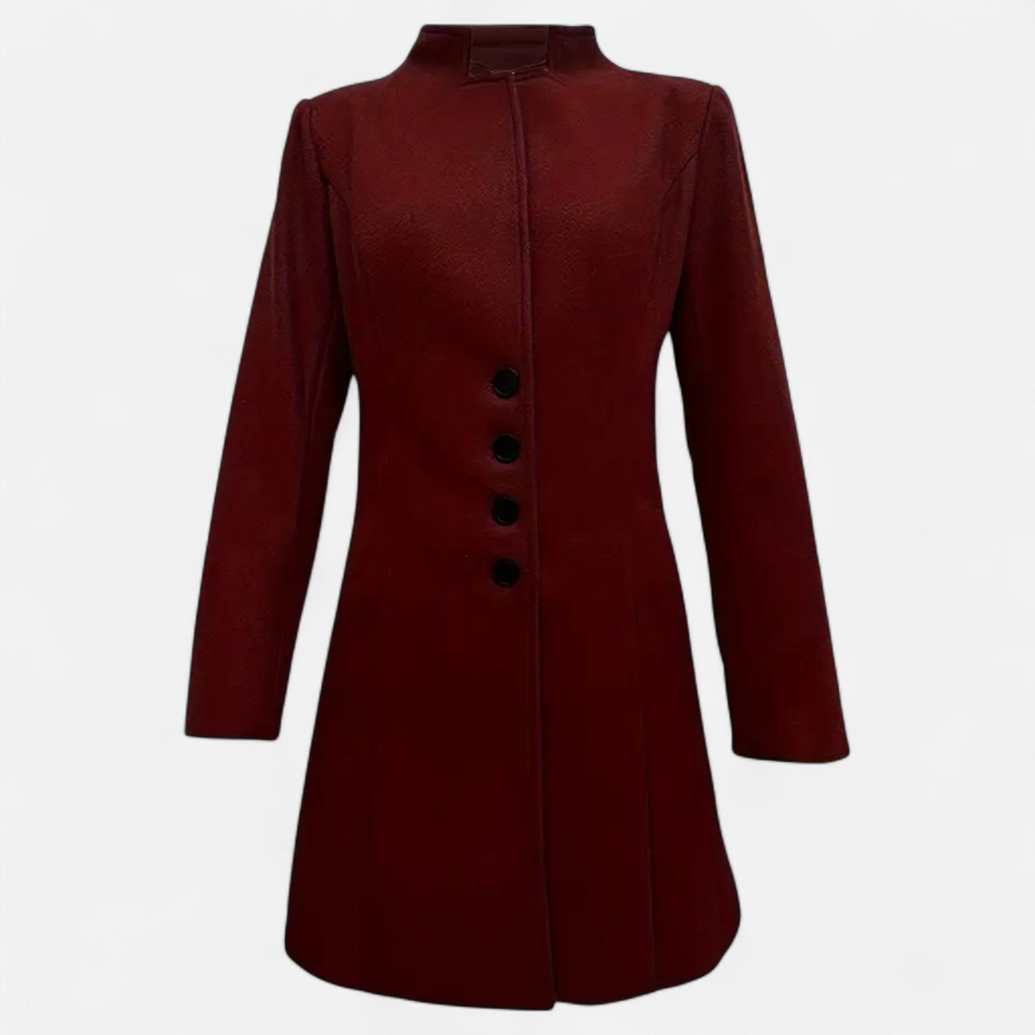 Anvoire | Women’s Heritage Fleece-Blend Green Coat