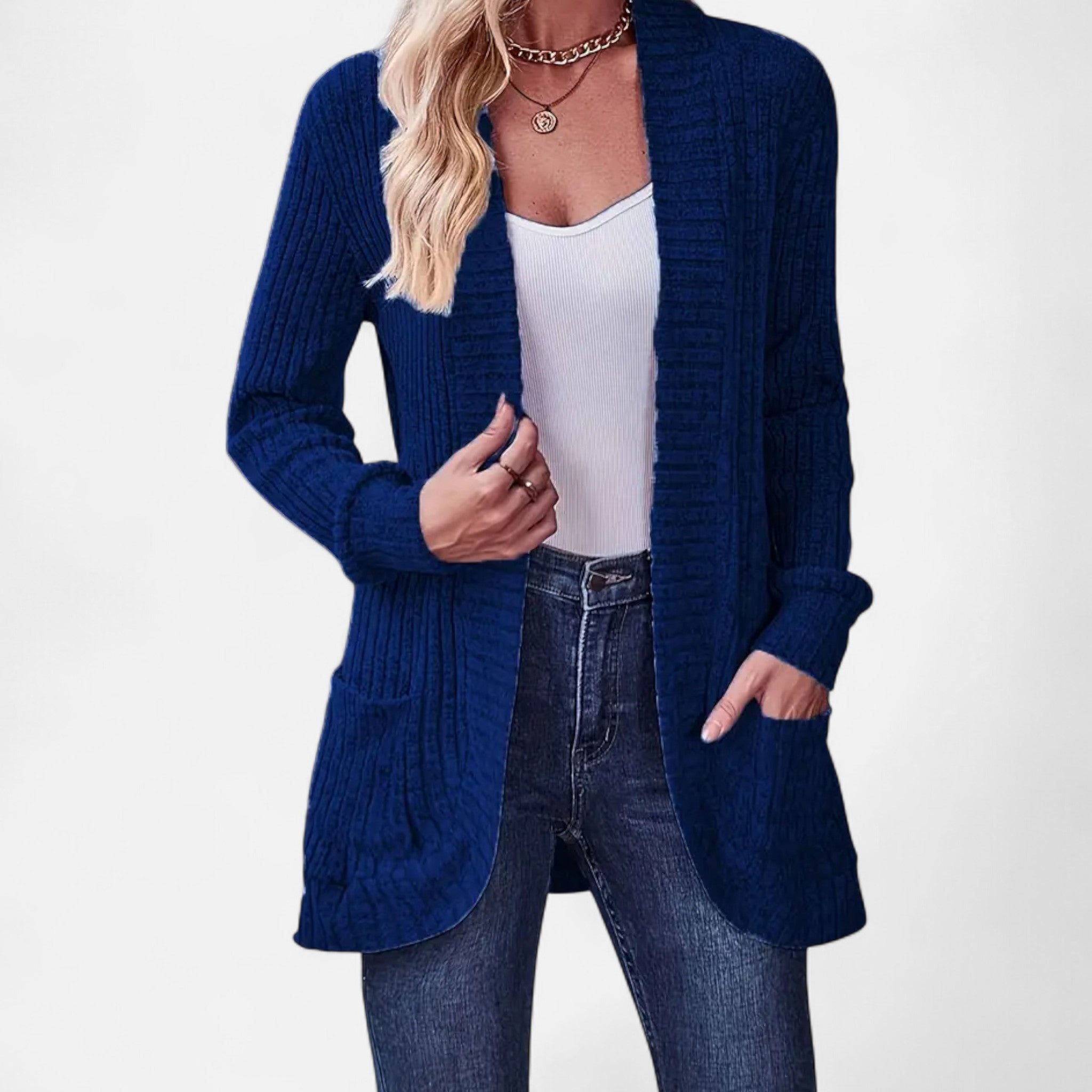 Anvoire | Women’s Classic Solid Knit Long Sleeve