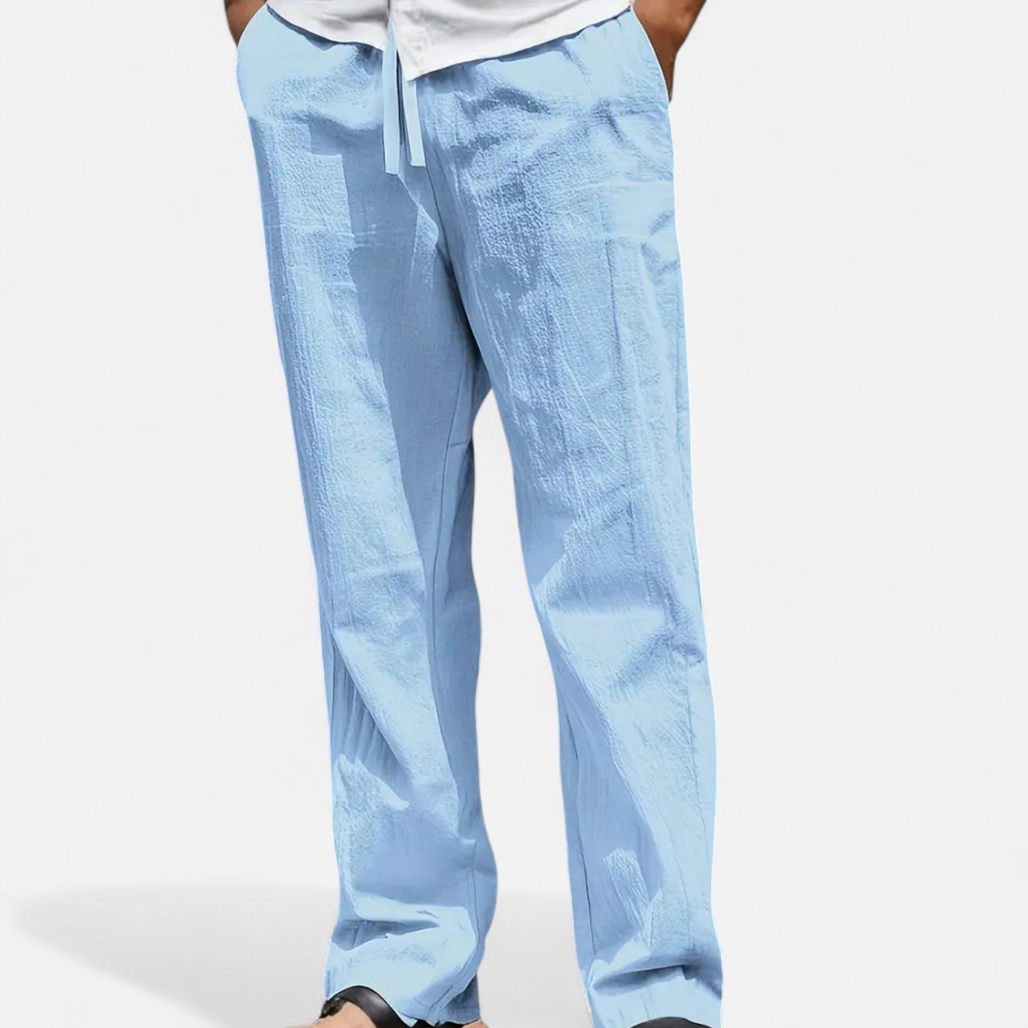 Anvoire | Men’s Casual Linen Trousers