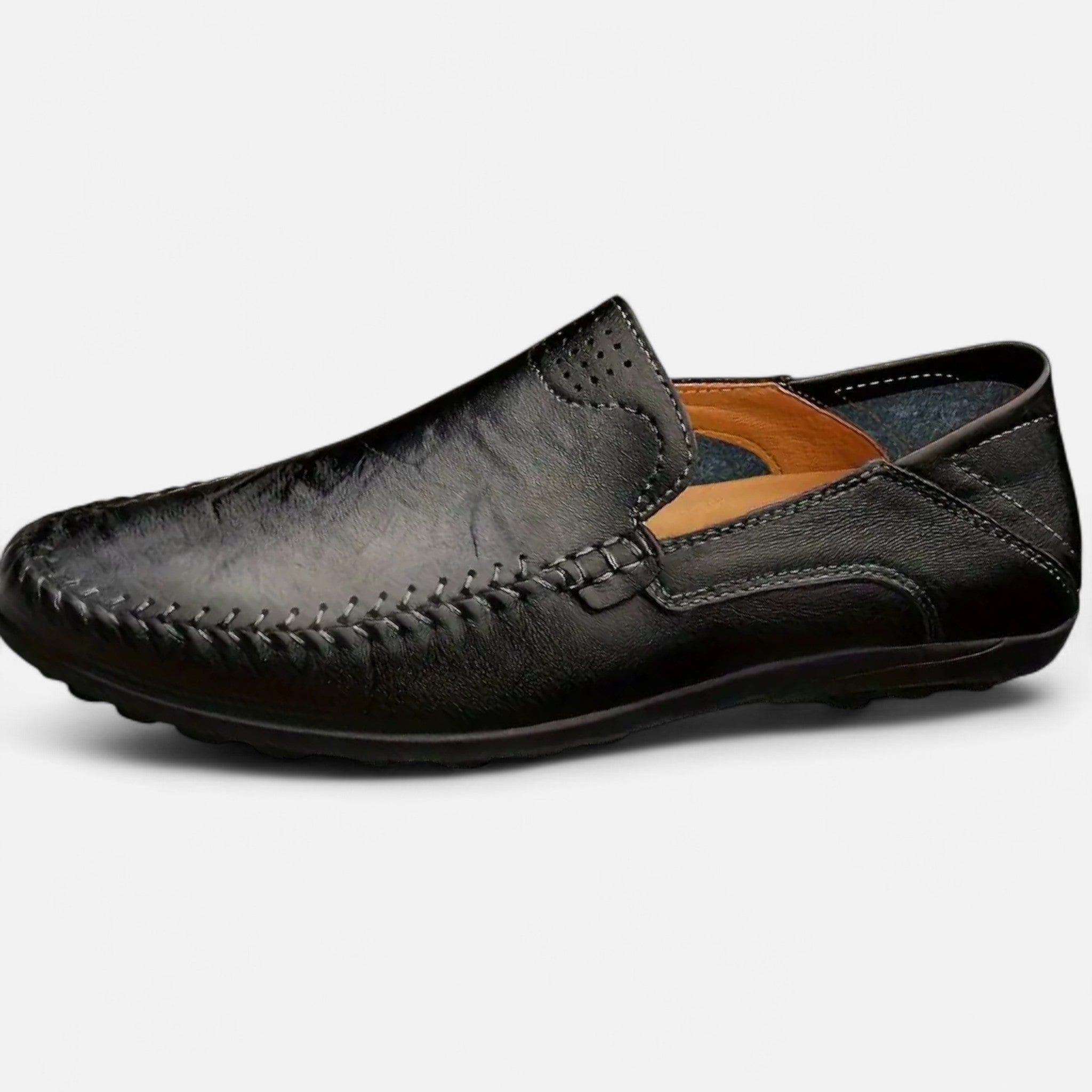 Anvoire | Men’s Leather Business Slip-On Shoes