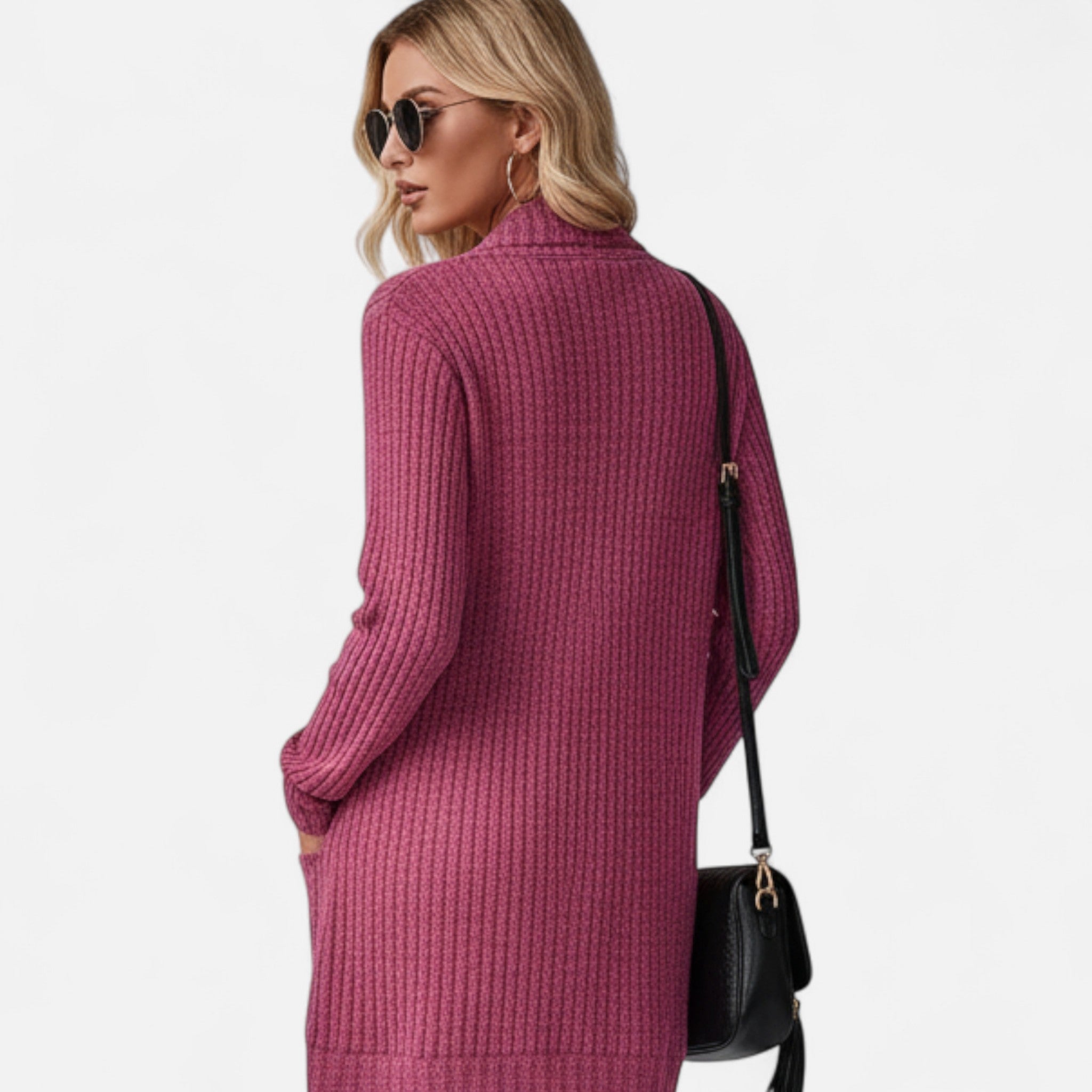 Anvoire | Women’s Classic Solid Knit Long Sleeve