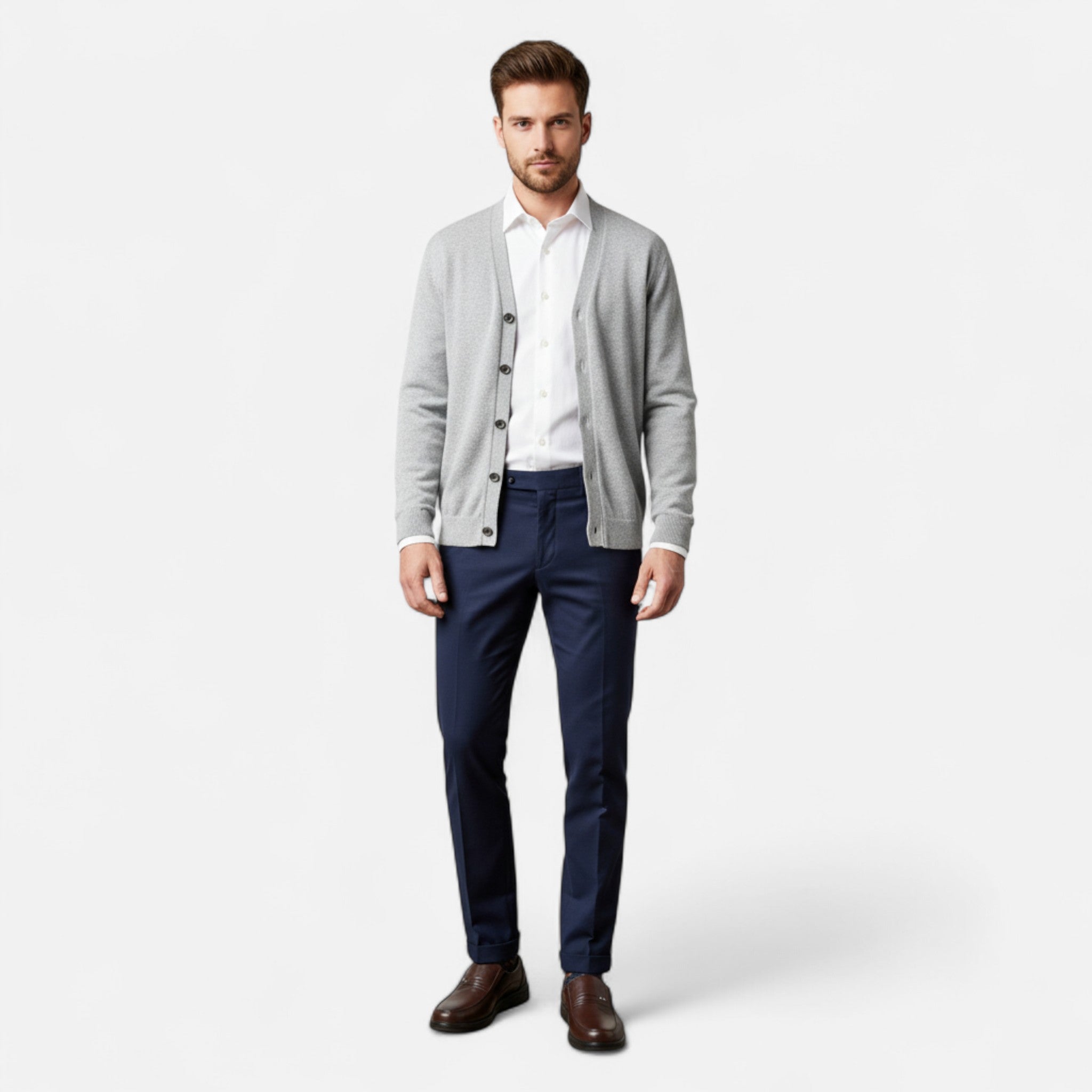 Anvoire | Men’s Leather Slip-On Loafers