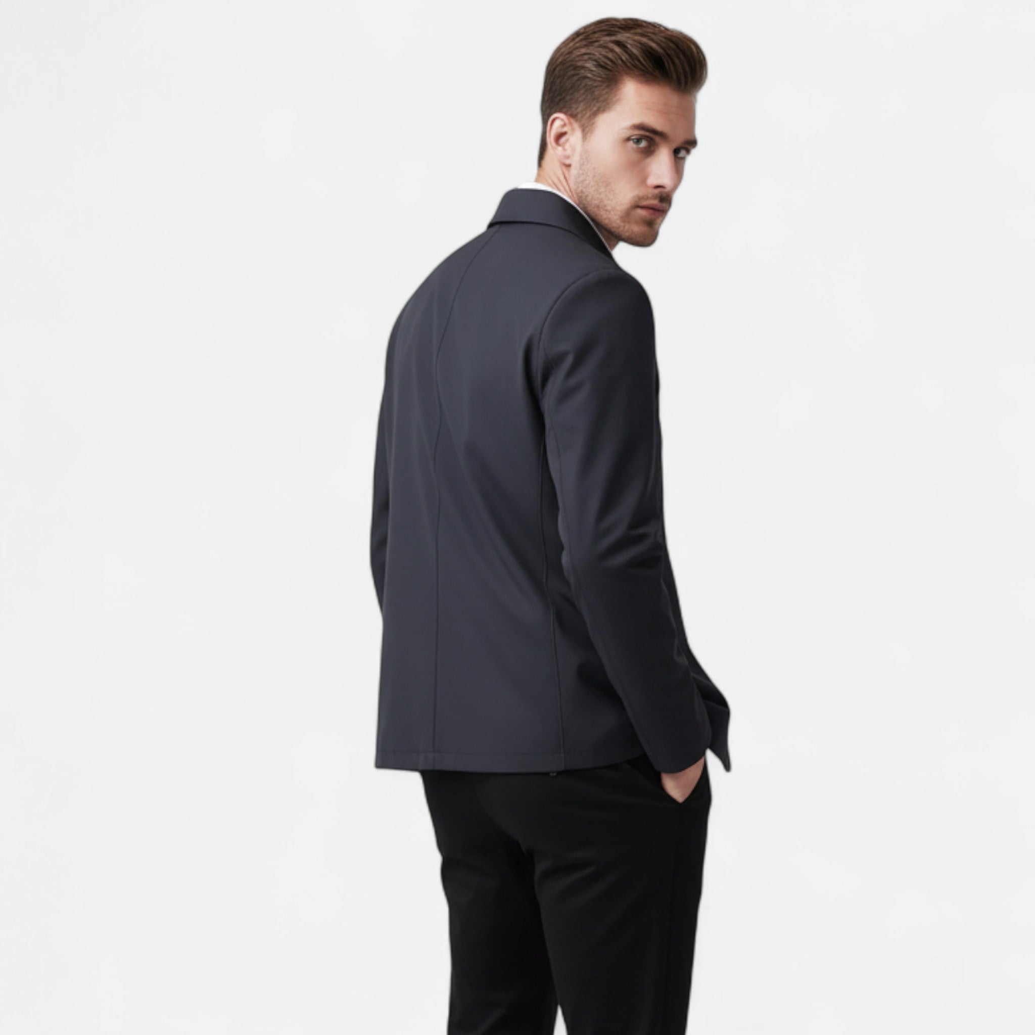 Anvoire | Men’s Classic Solid Colour Jacket