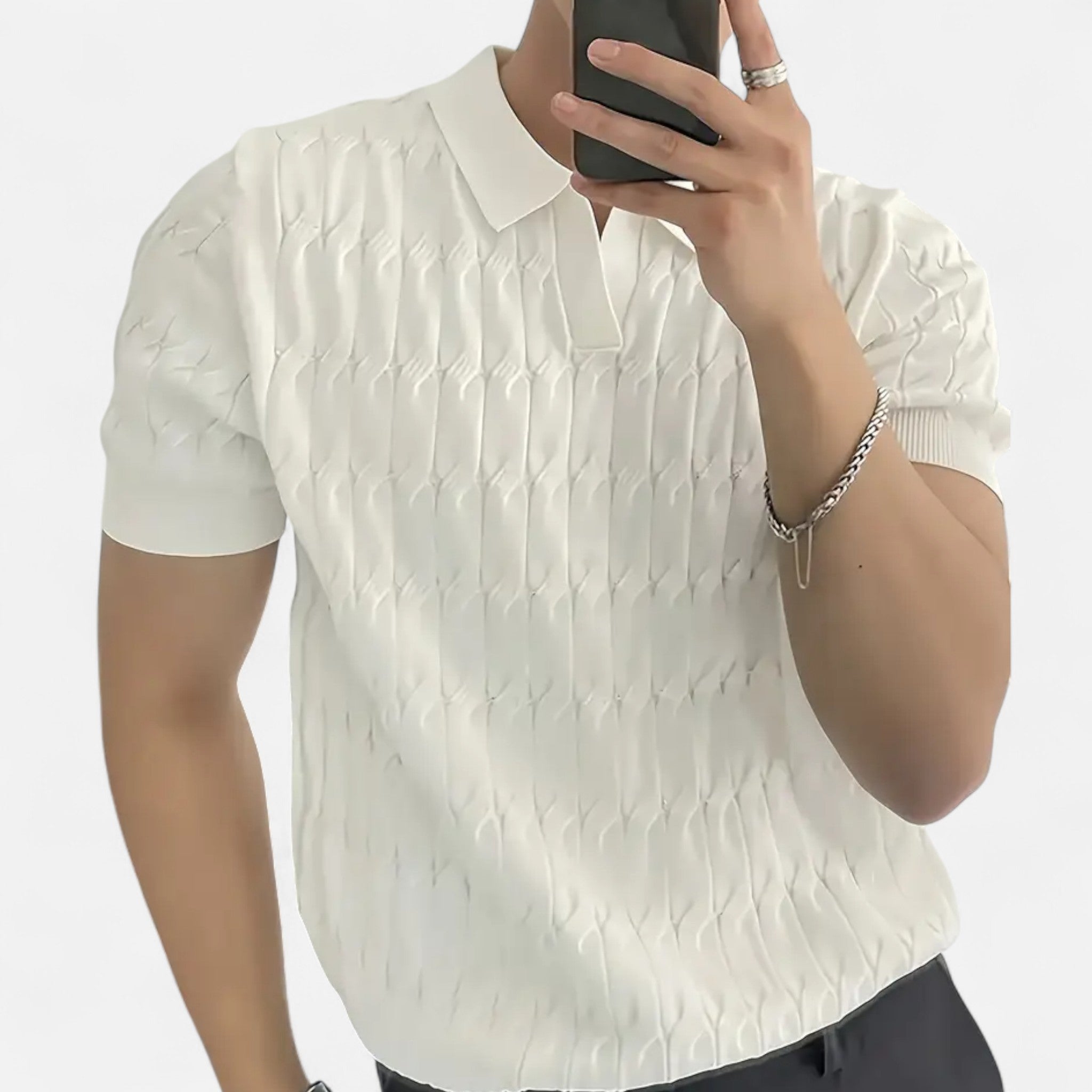 Anvoire | Men’s Heritage Short Sleeve Knit Top